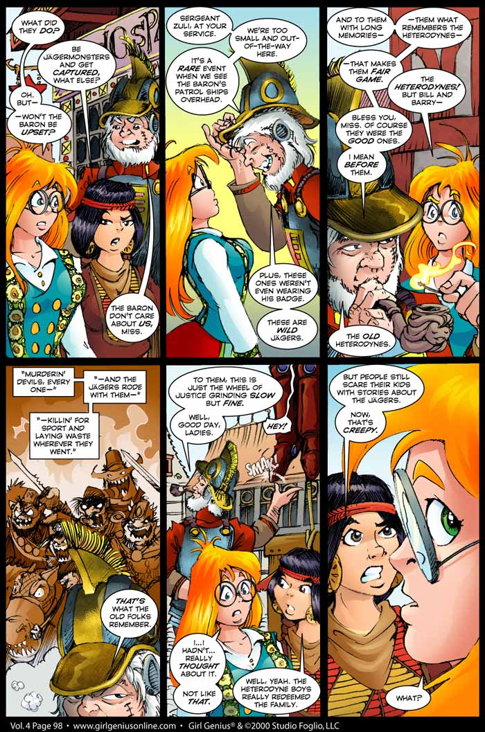 Read online Girl Genius (2002) comic -  Issue #4 - 99