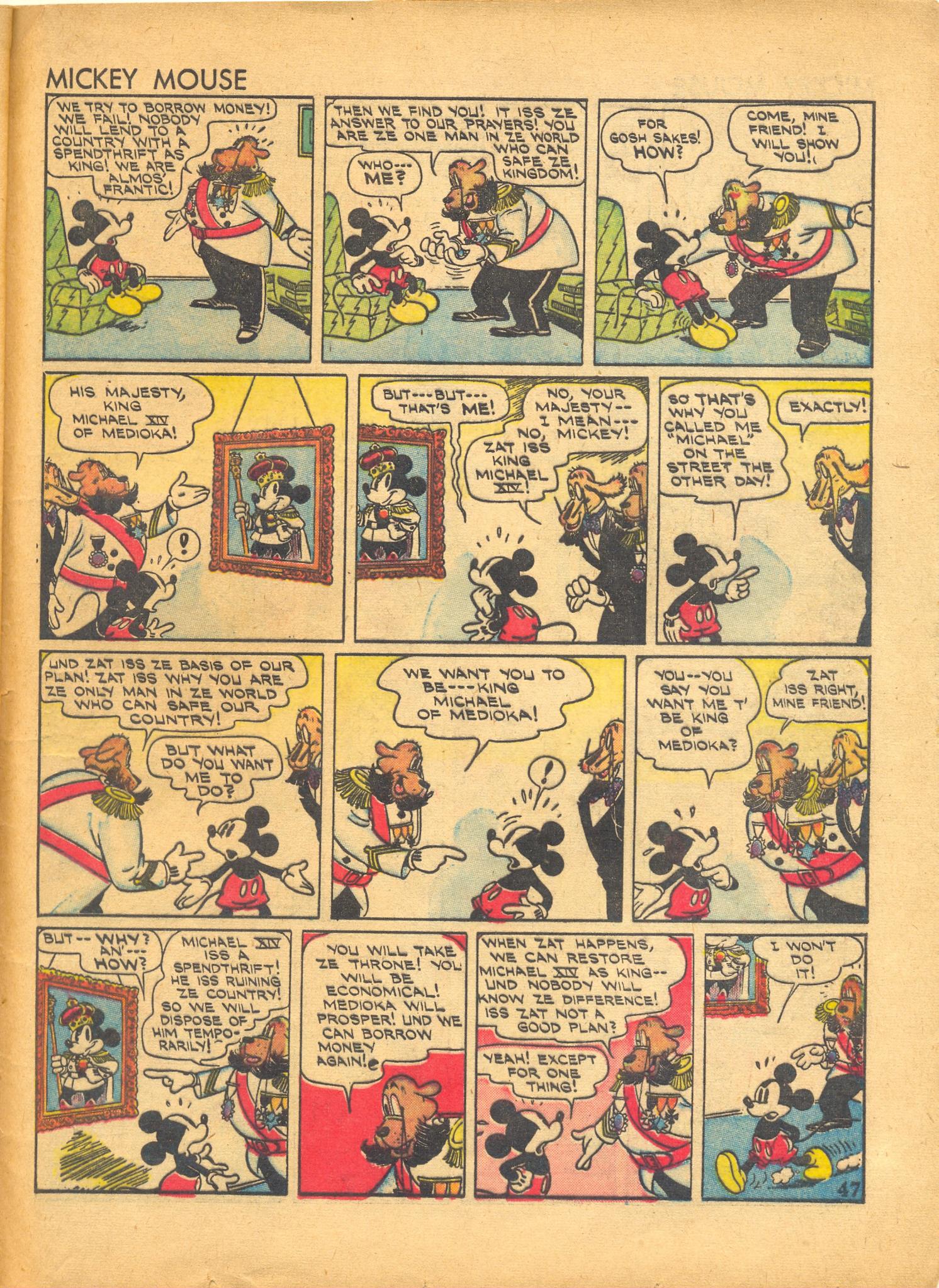 Read online Walt Disney's Comics and Stories comic -  Issue #6 - 49