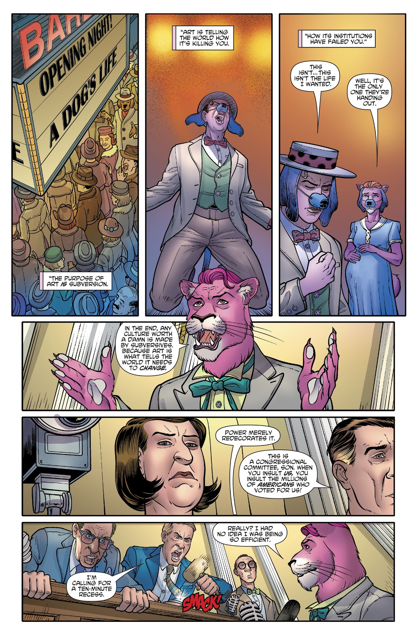 Read online Exit Stage Left: The Snagglepuss Chronicles comic -  Issue #5 - 19