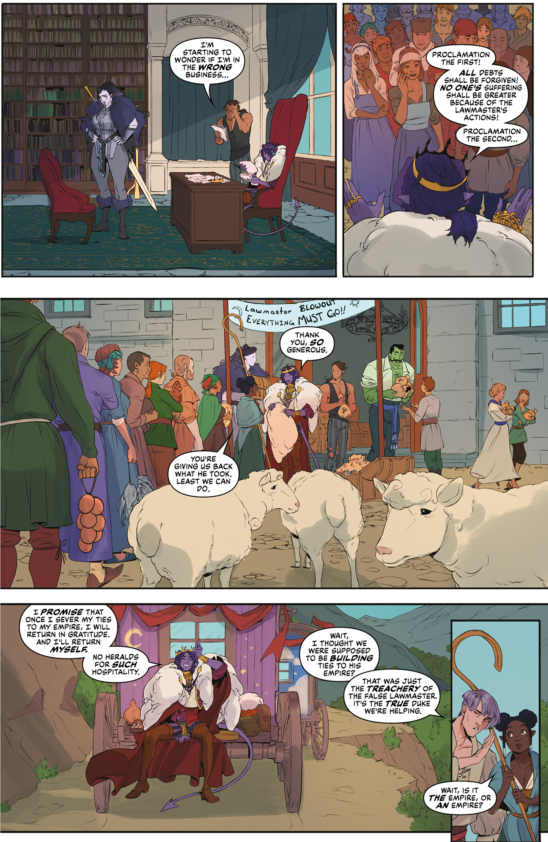 Read online Critical Role: The Mighty Nein Origins - Mollymauk Tealeaf comic -  Issue # Full - 51