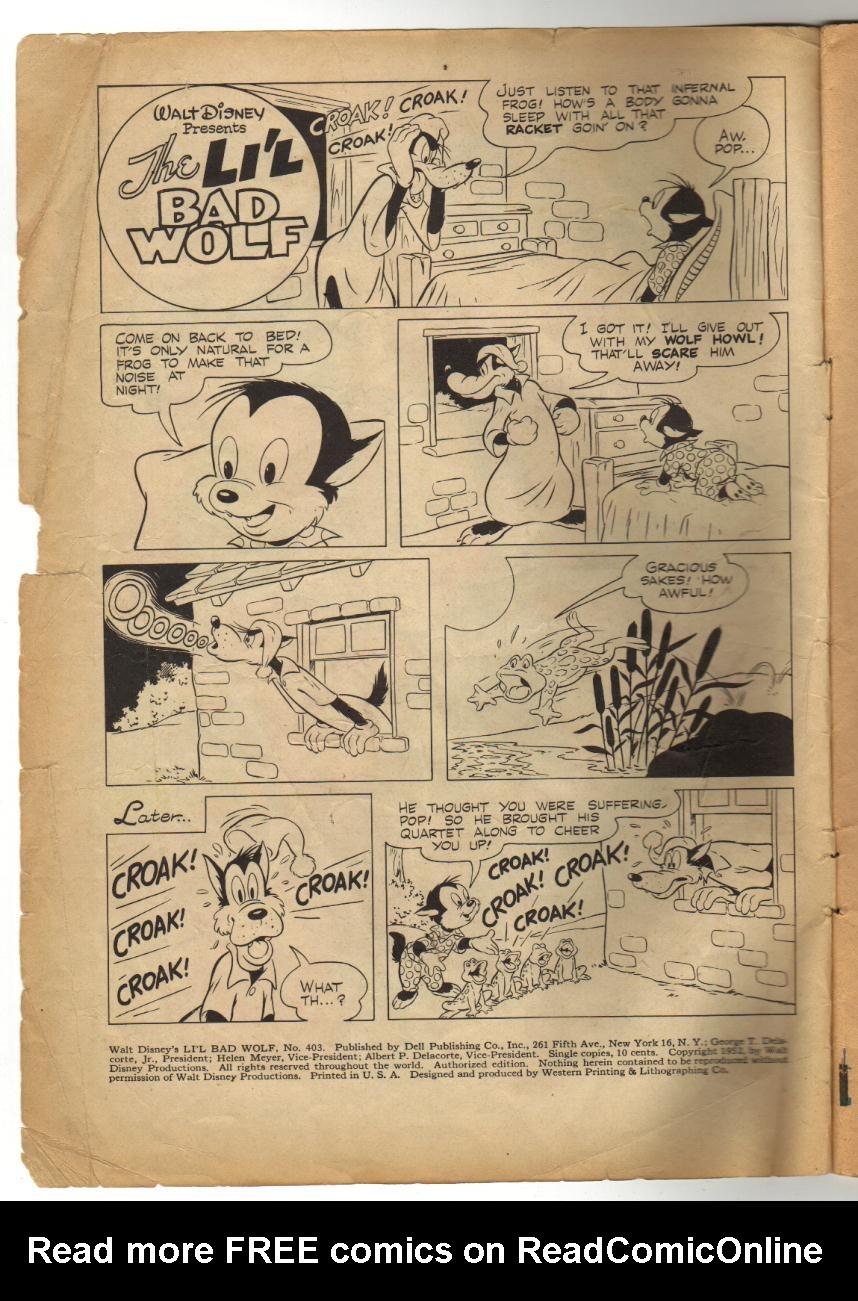 Read online Four Color Comics comic -  Issue #403 - 2