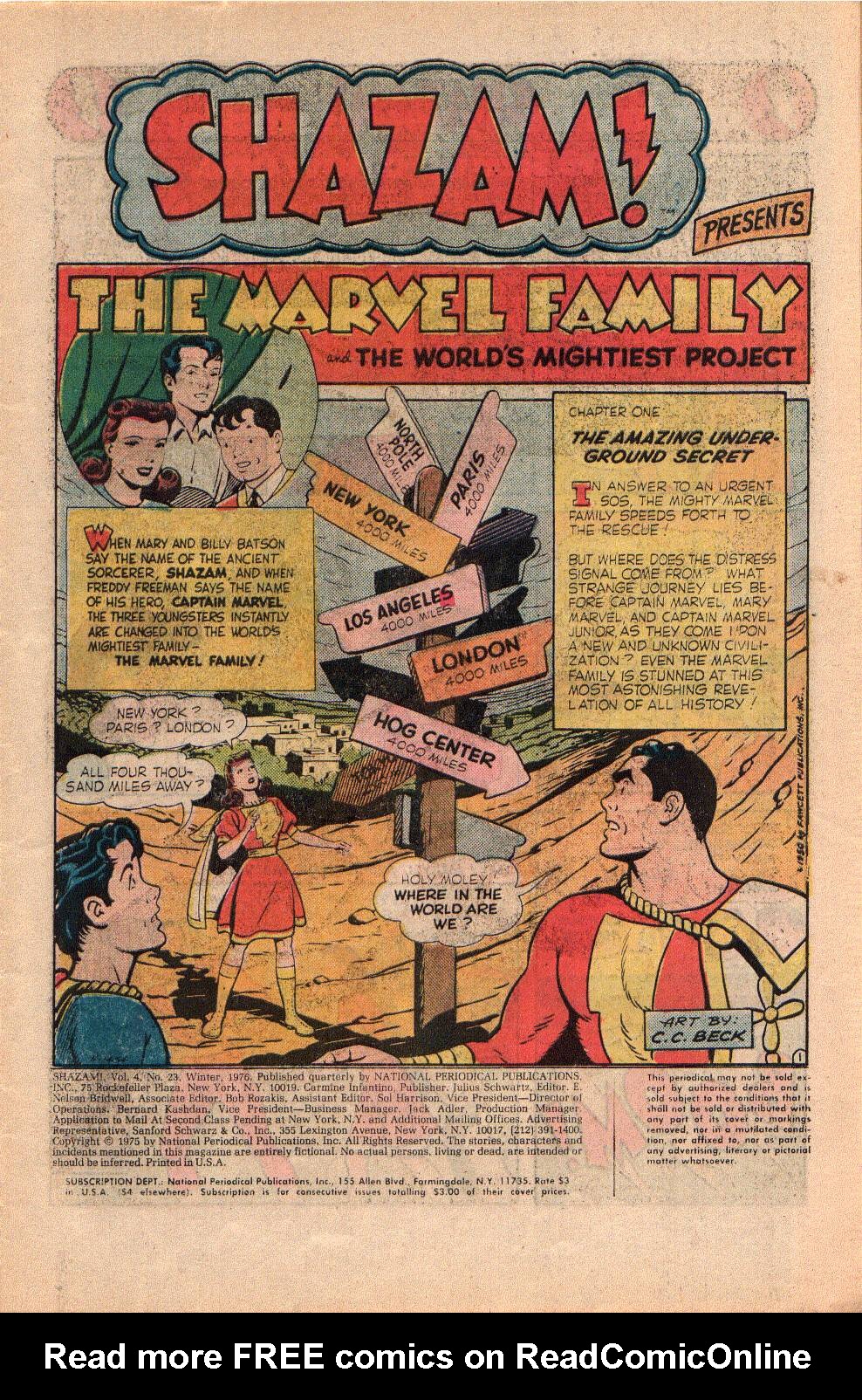 Read online Shazam! (1973) comic -  Issue #23 - 3