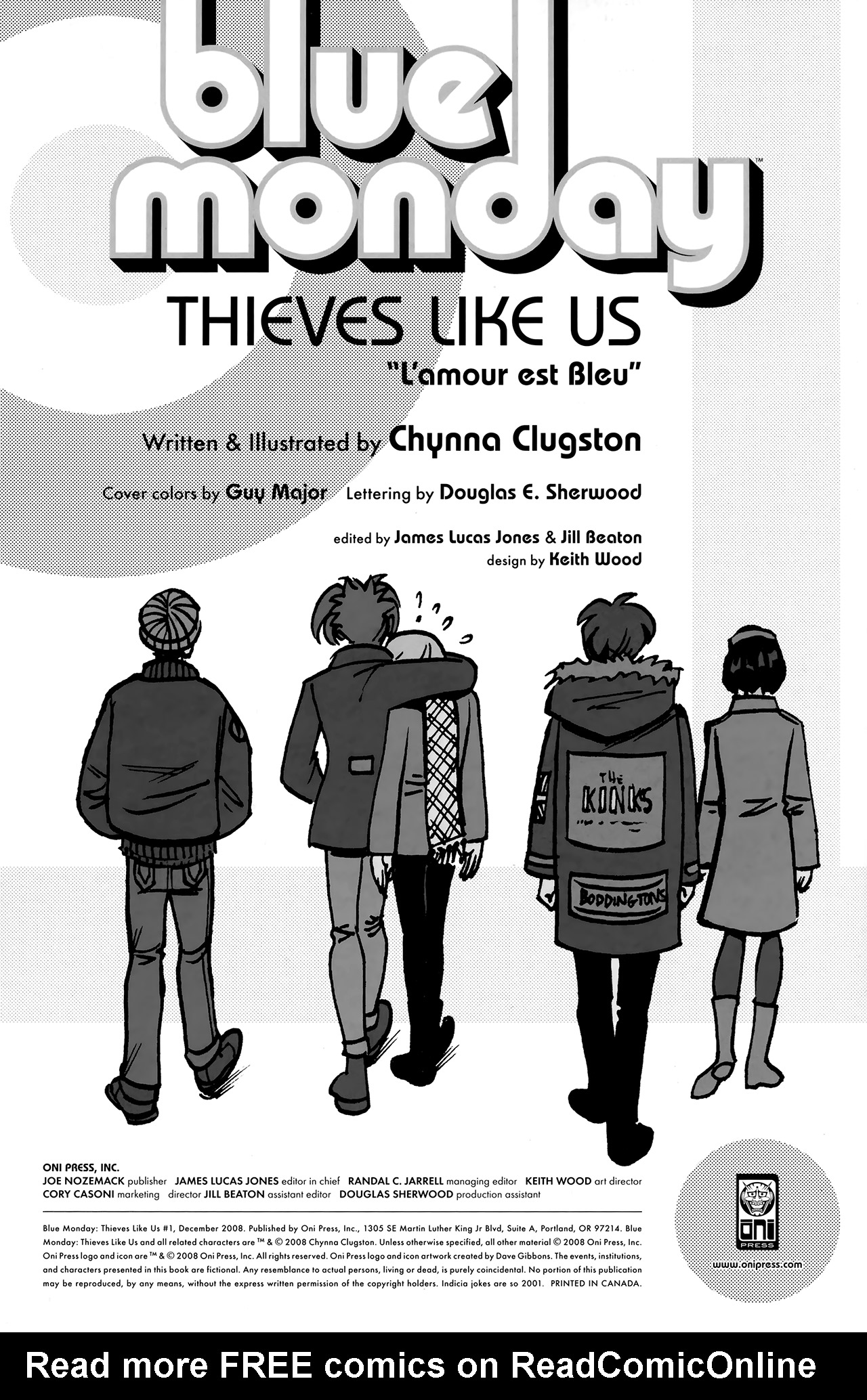 Read online Blue Monday: Thieves Like Us comic -  Issue # Full - 2