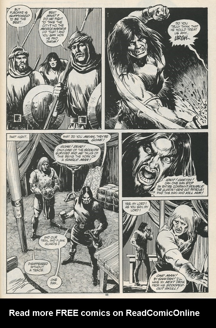 Read online The Savage Sword Of Conan comic -  Issue #189 - 57