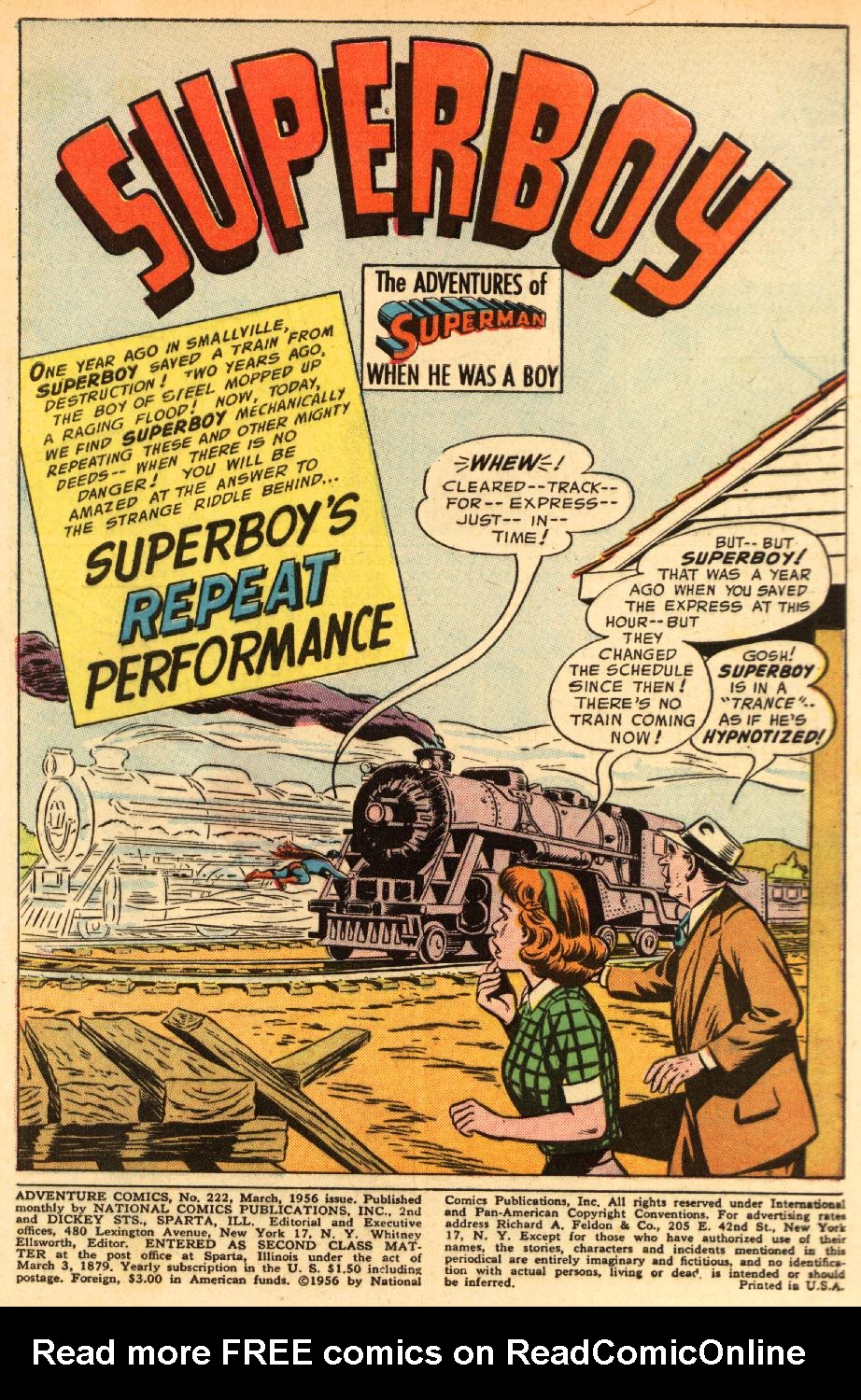 Adventure Comics (1938) issue 222 - Page 3