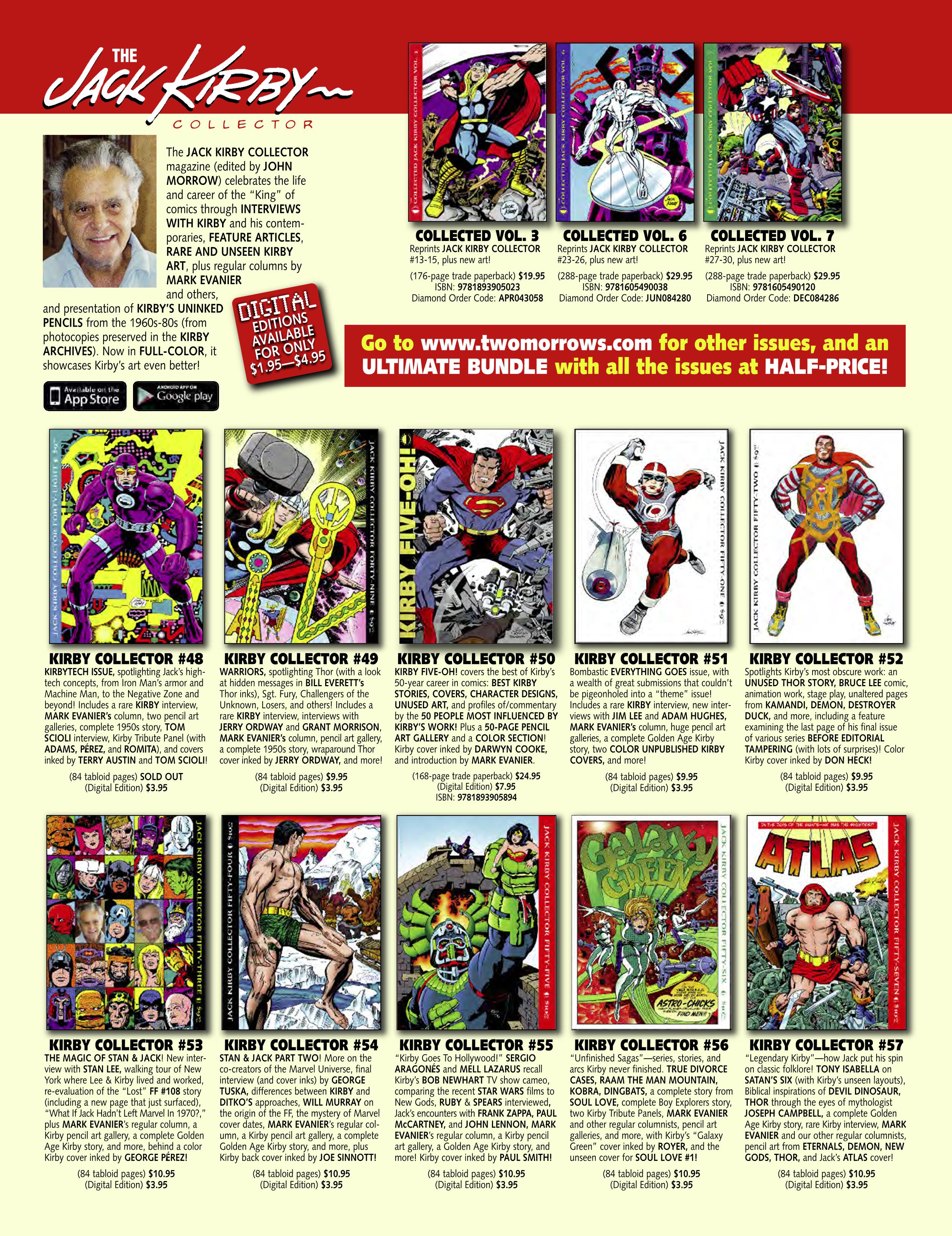 Read online The Jack Kirby Collector comic -  Issue #68 - 92