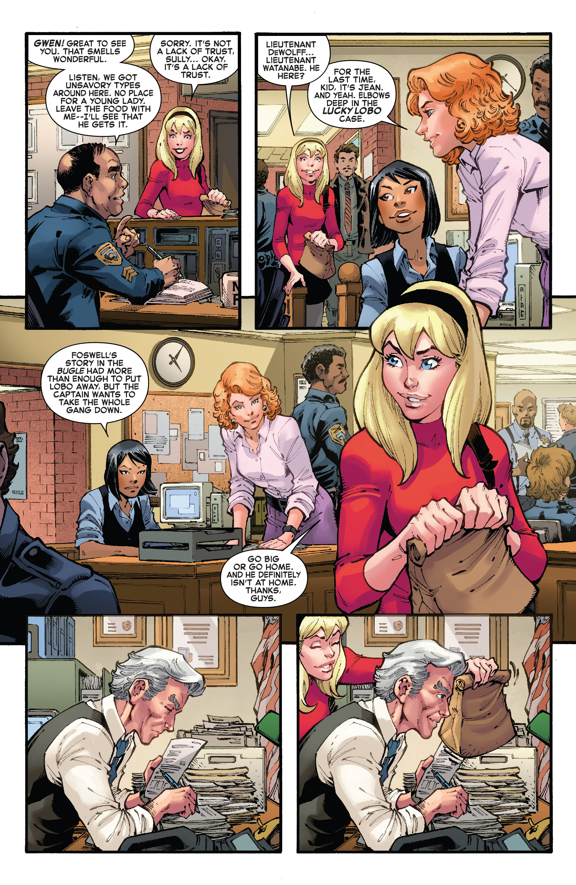 Read online Gwen Stacy comic -  Issue #1 - 8