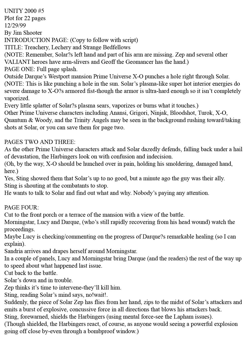 Read online Unity 2000 comic -  Issue #5 - 2