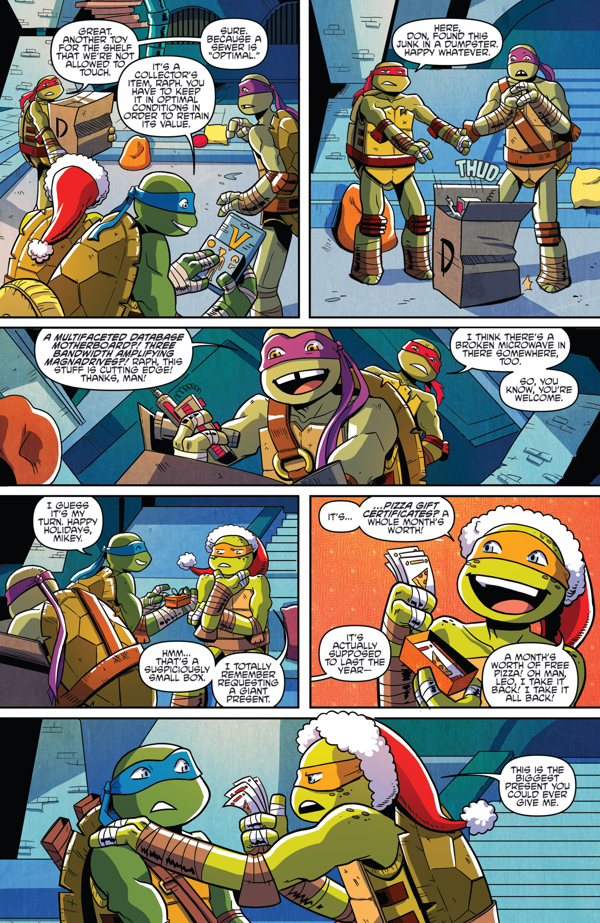 Read online Teenage Mutant Ninja Turtles New Animated Adventures comic -  Issue #18 - 19