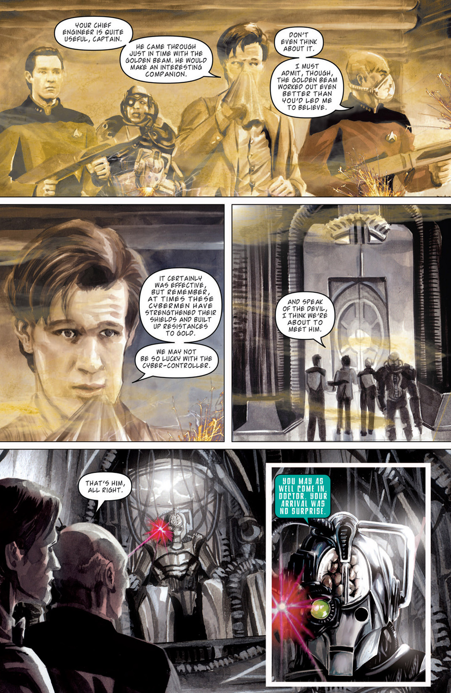 Read online Star Trek: The Next Generation/Doctor Who: Assimilation² comic -  Issue #8 - 10