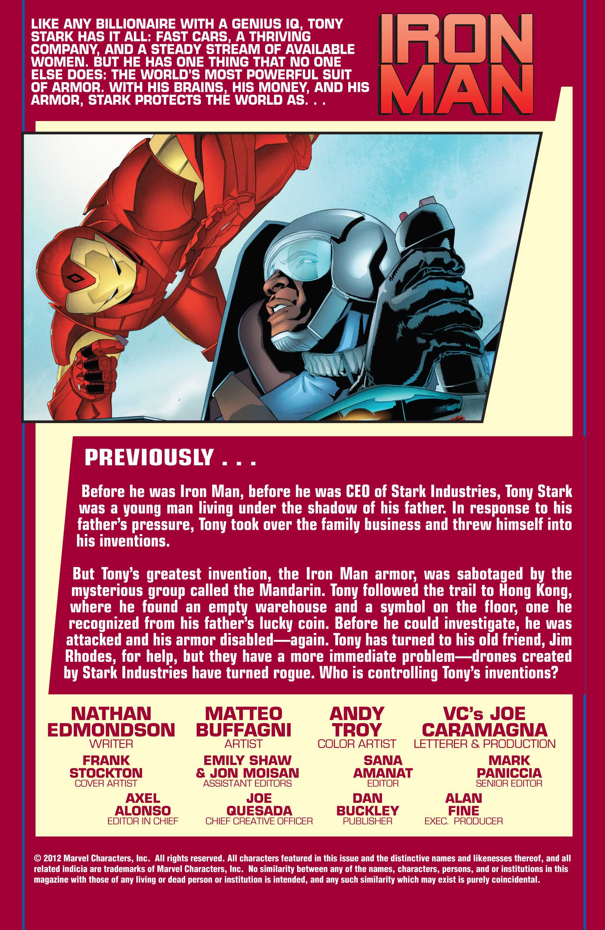 Read online Ultimate Comics Iron Man comic -  Issue #3 - 2