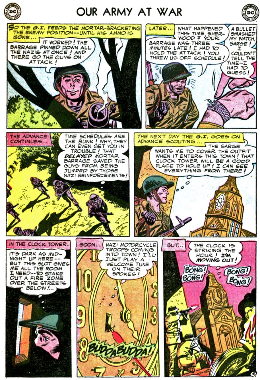 Read online Our Army at War (1952) comic -  Issue #46 - 32