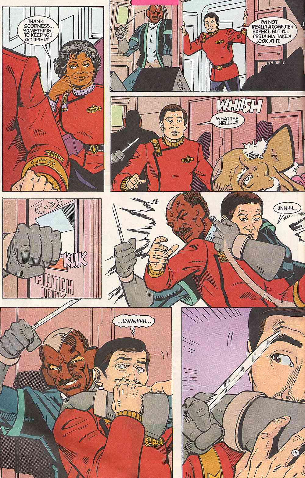 Read online Star Trek (1989) comic -  Issue #31 - 16