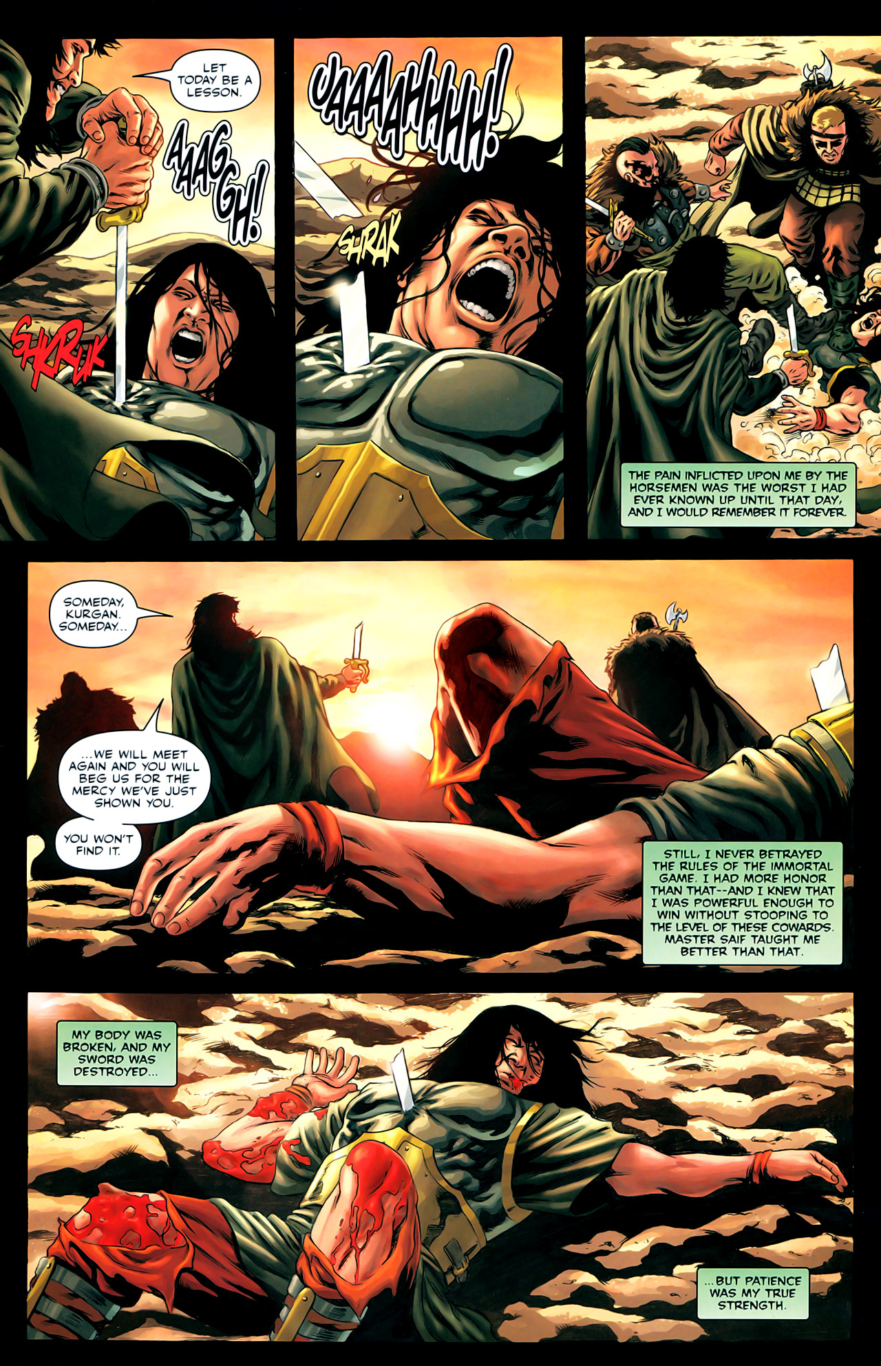Read online Highlander Origins: The Kurgan comic -  Issue #2 - 8