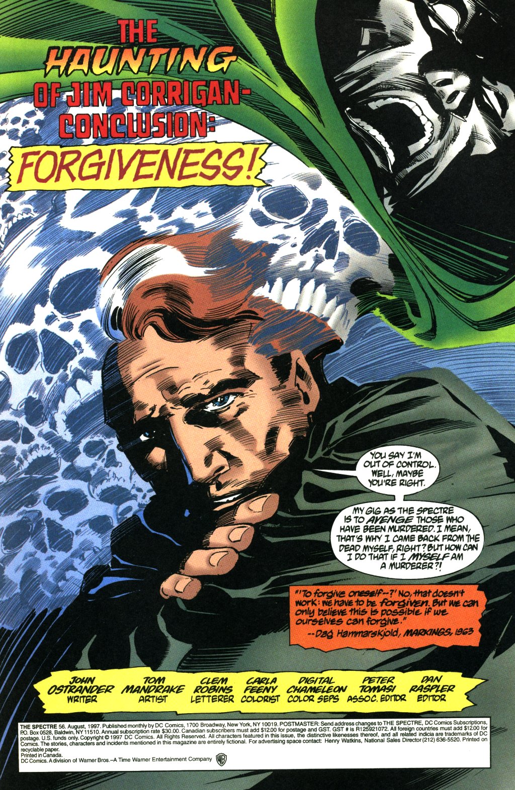 Read online The Spectre (1992) comic -  Issue #56 - 2