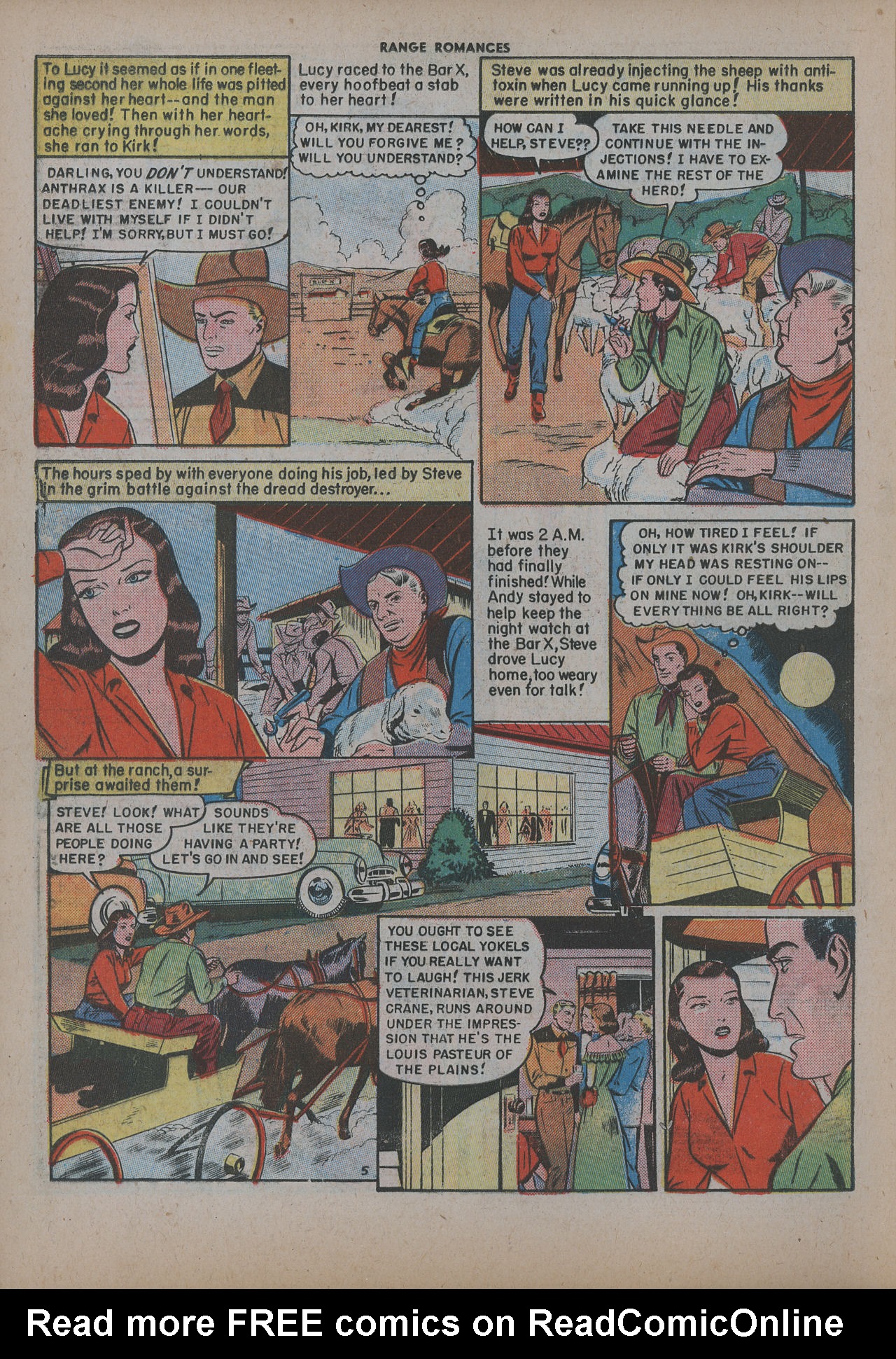 Read online Range Romances comic -  Issue #3 - 16