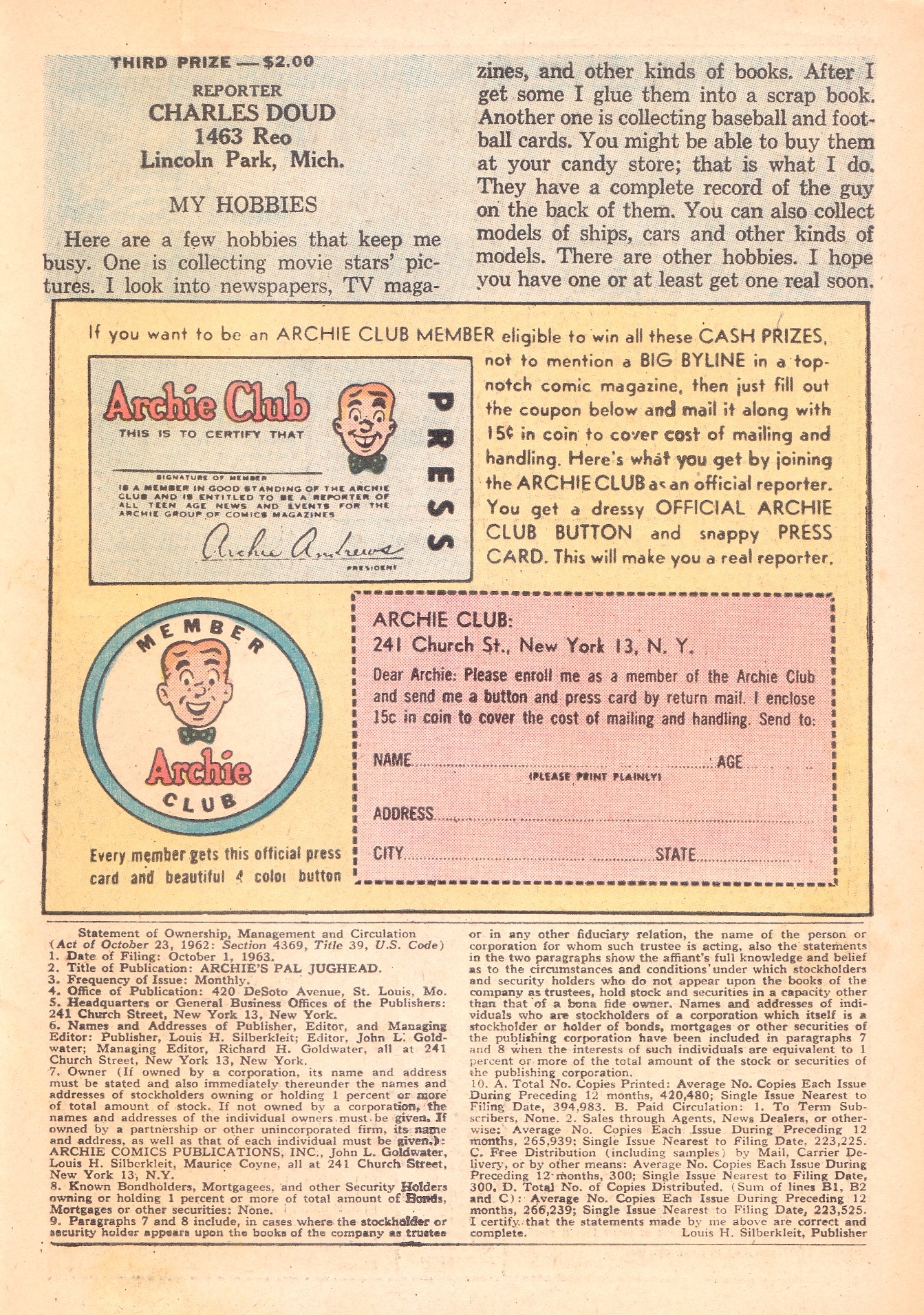 Read online Archie's Pal Jughead comic -  Issue #108 - 27