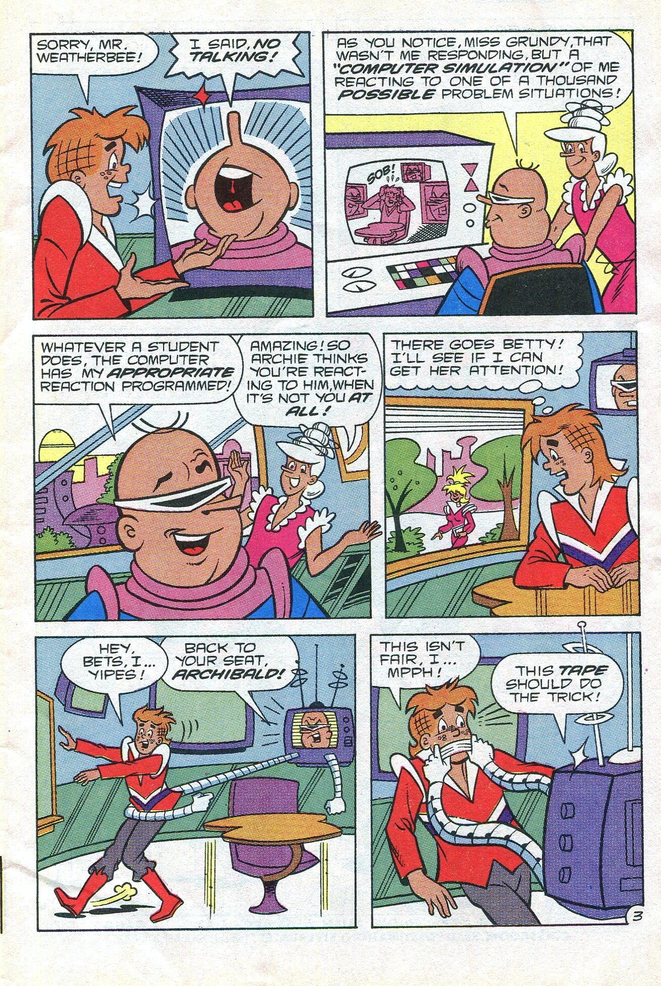 Read online Archie 3000! (1989) comic -  Issue #13 - 5