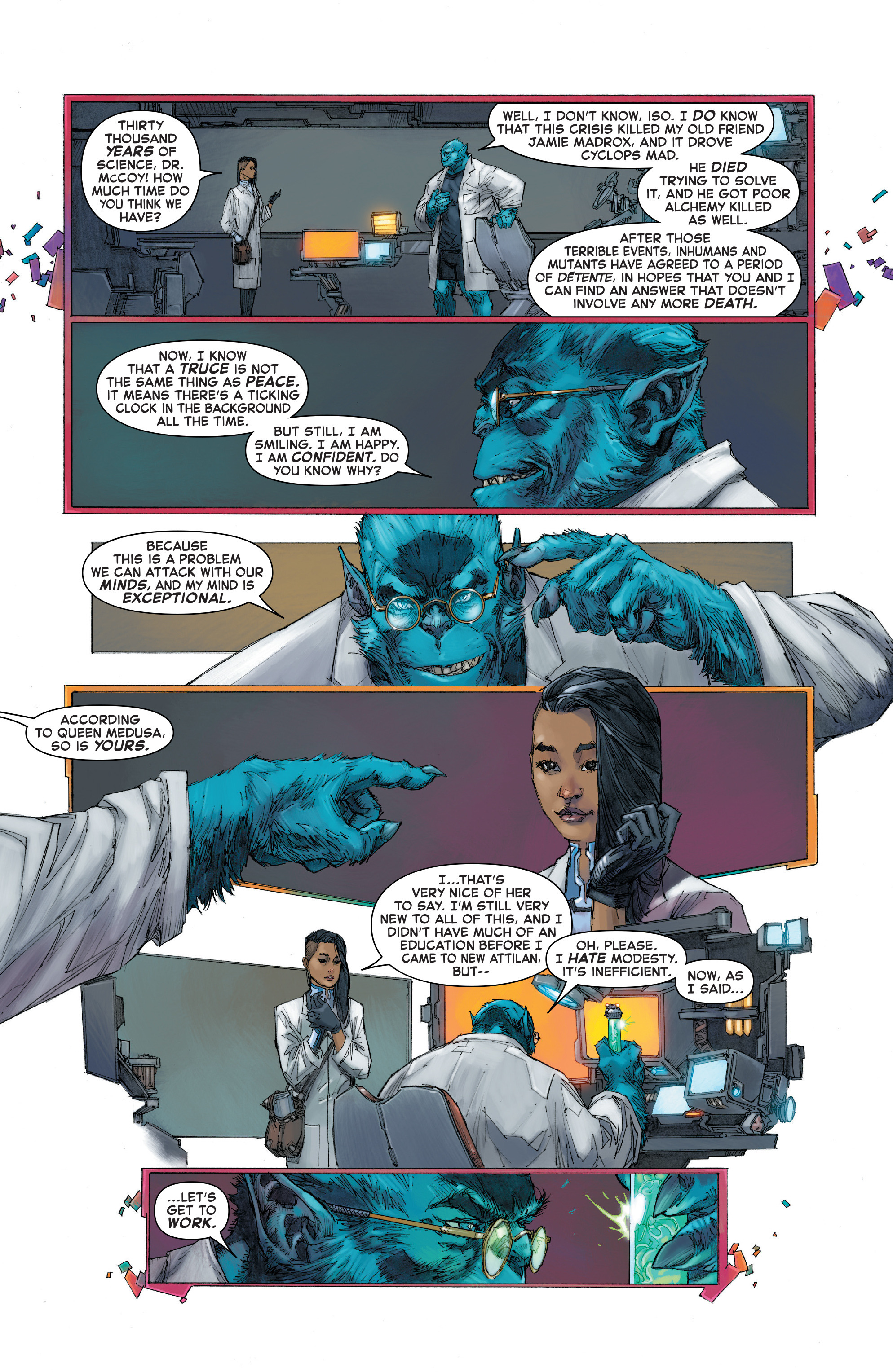 Read online Inhumans Vs. X-Men comic -  Issue #0 - 11