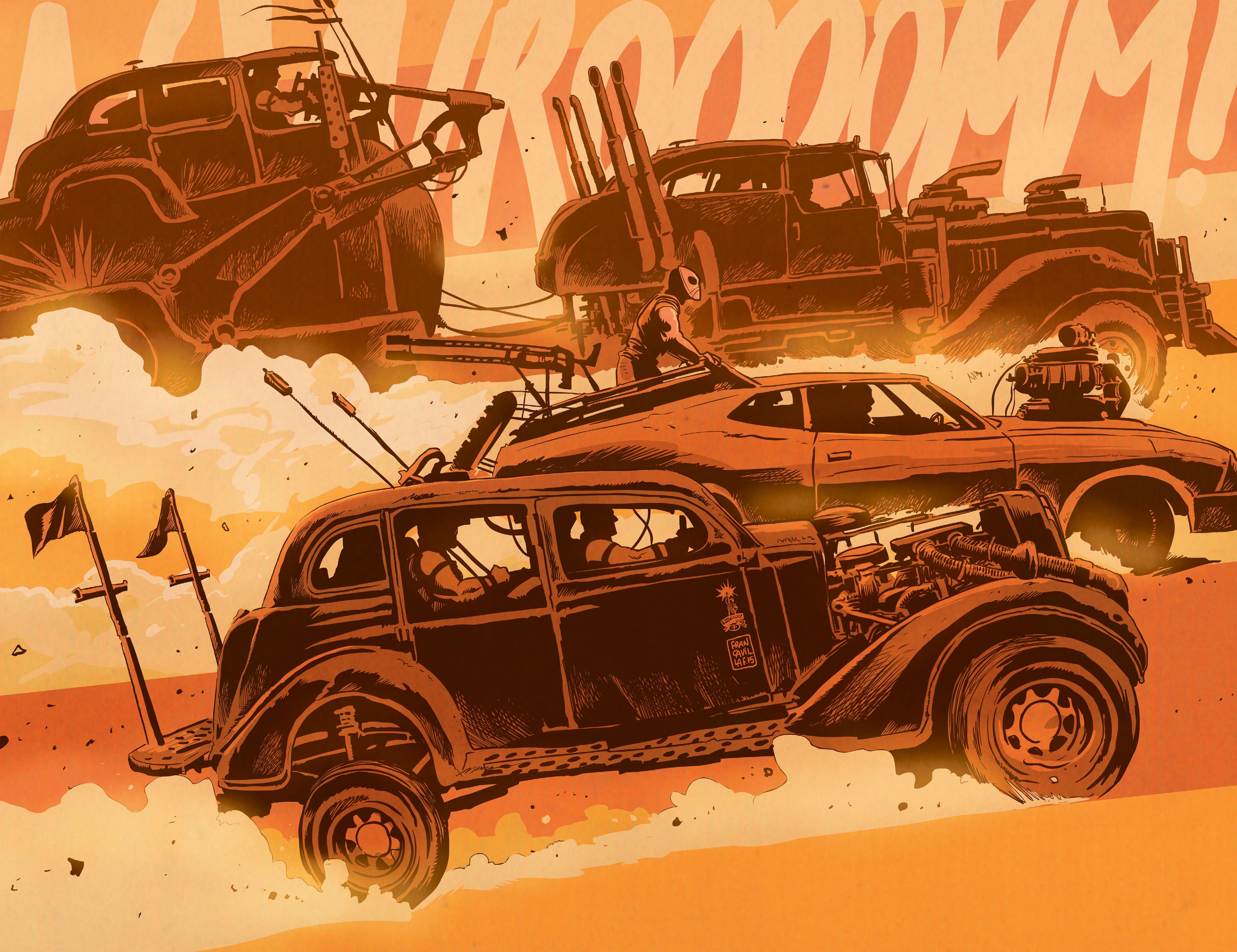 Read online Mad Max: Fury Road Inspired Artists Deluxe Edition comic -  Issue # TPB - 15