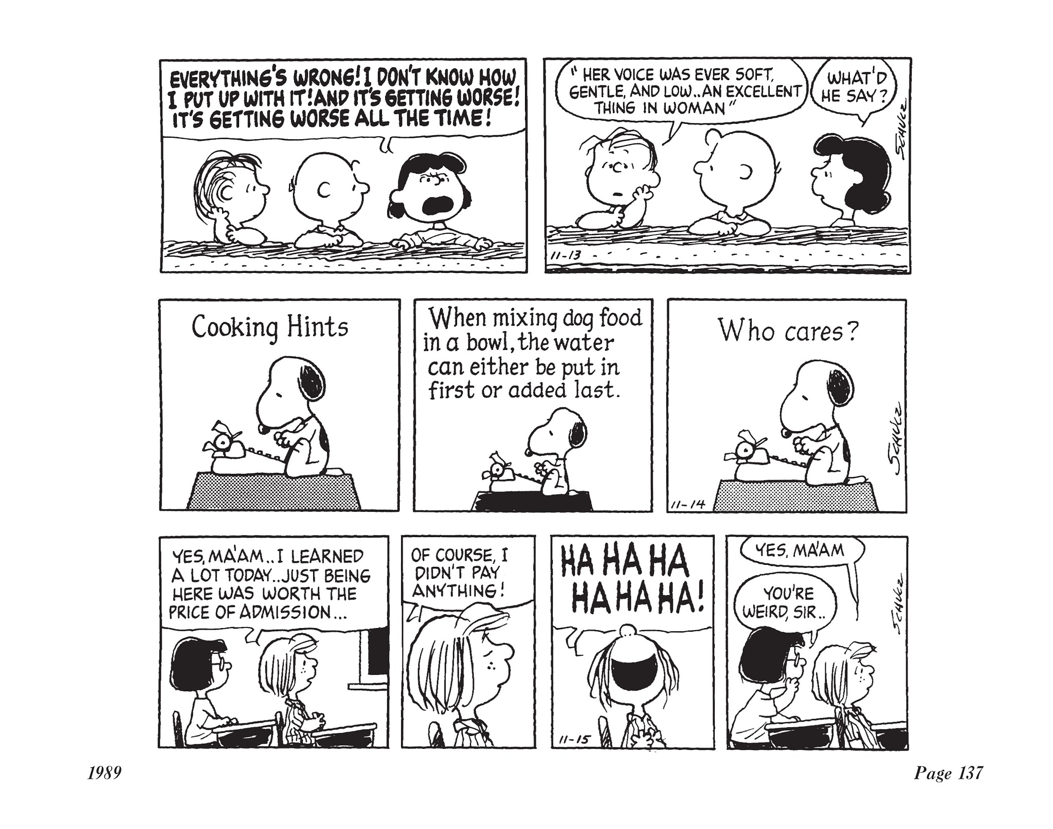 Read online The Complete Peanuts comic -  Issue # TPB 20 - 152