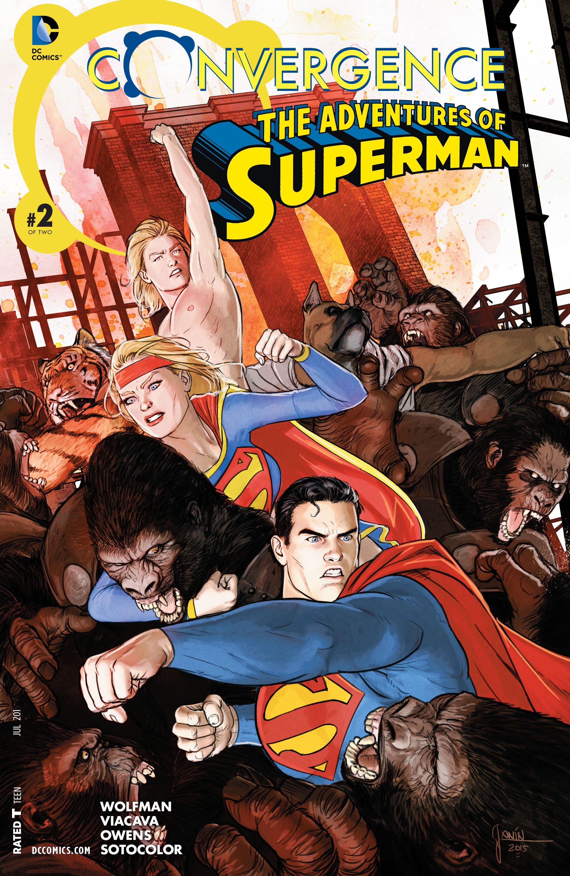 Read online Convergence Adventures of Superman comic -  Issue #2 - 1