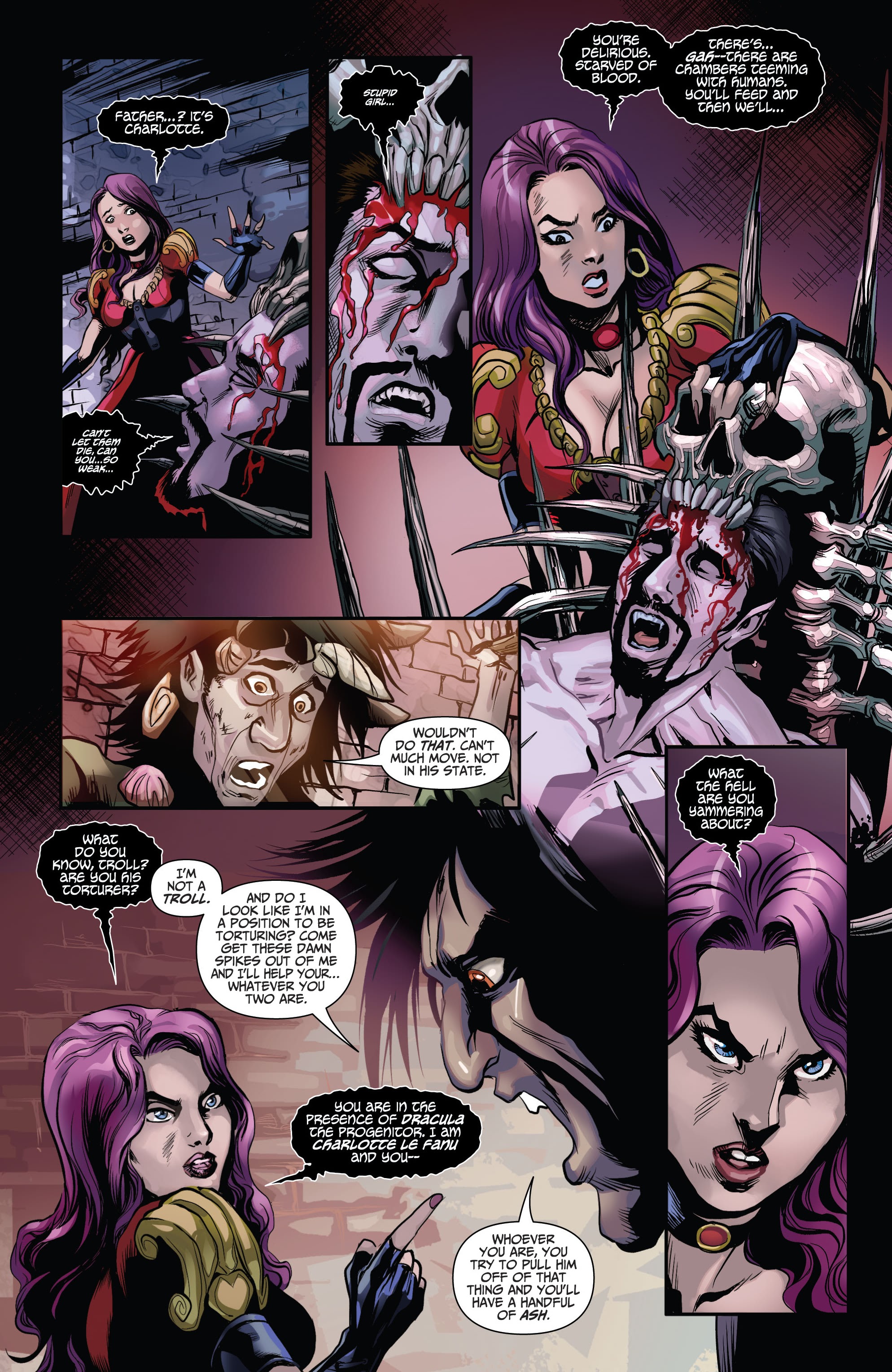 Read online Grimm Universe Presents Quarterly: Dracula's Daughter comic -  Issue # TPB - 9