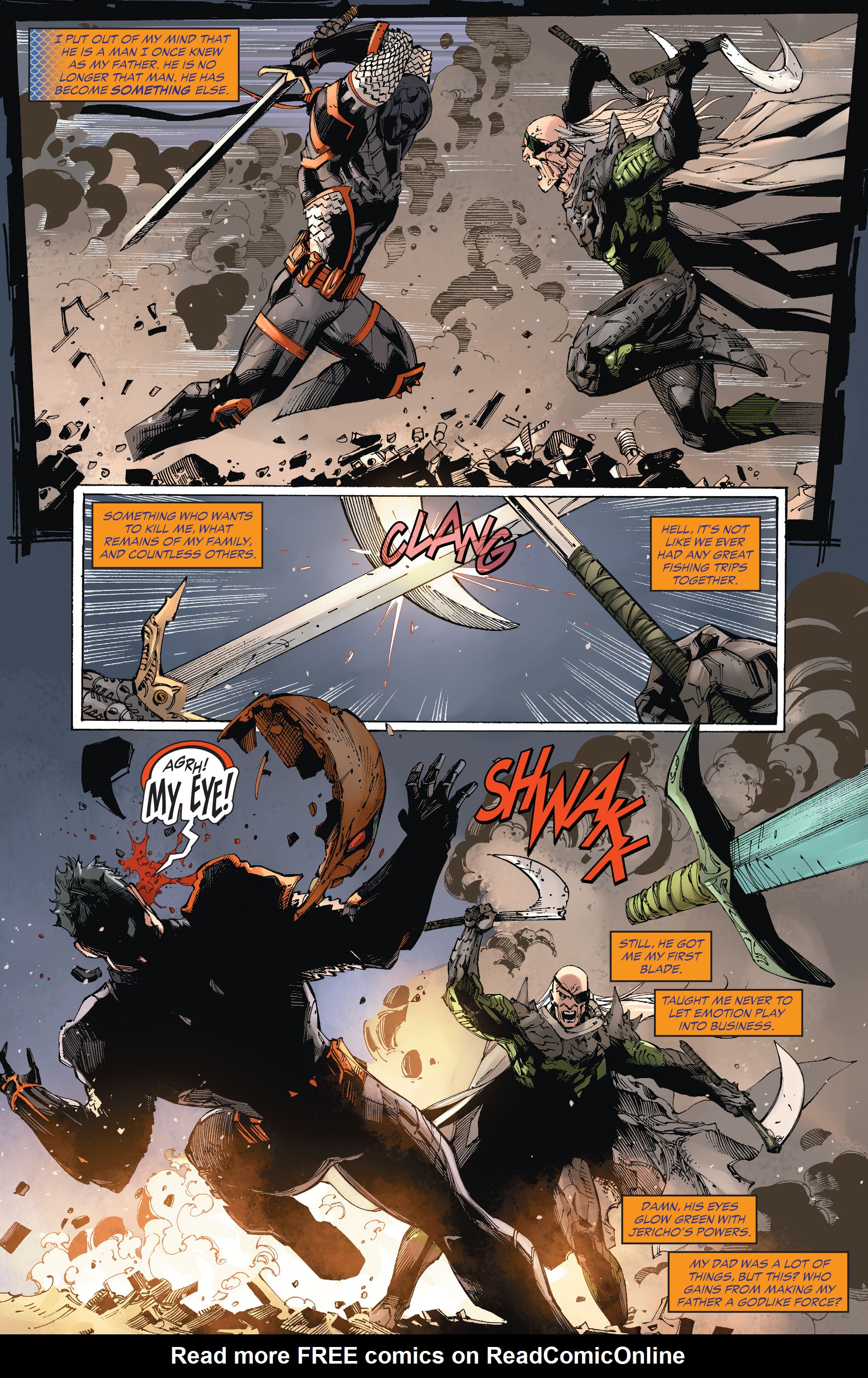 Read online Deathstroke: Gods of War comic -  Issue # TPB - 114
