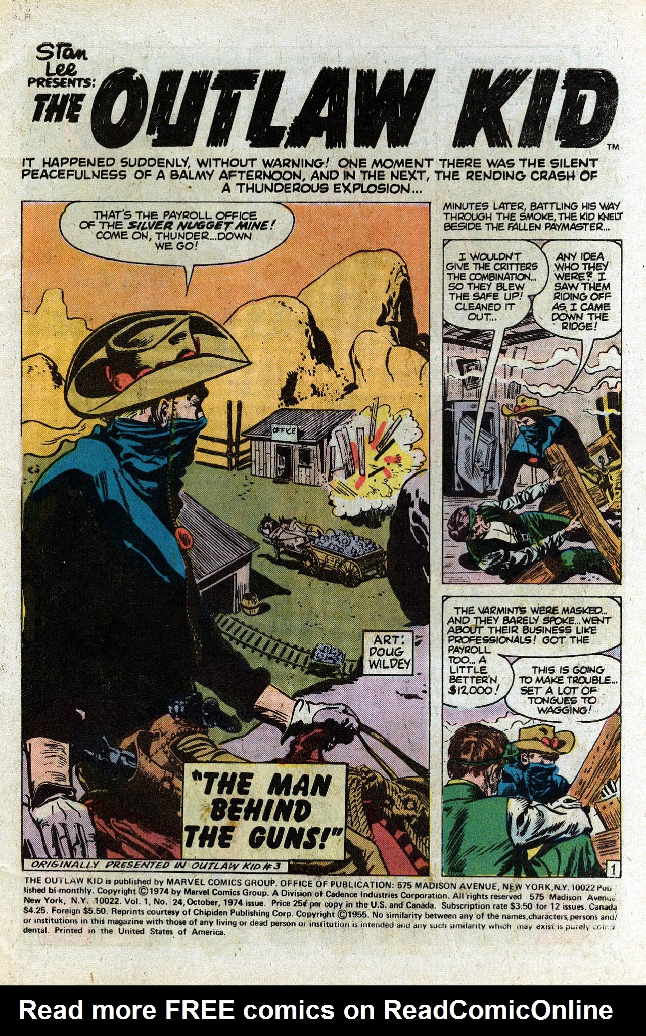 Read online The Outlaw Kid (1970) comic -  Issue #24 - 3