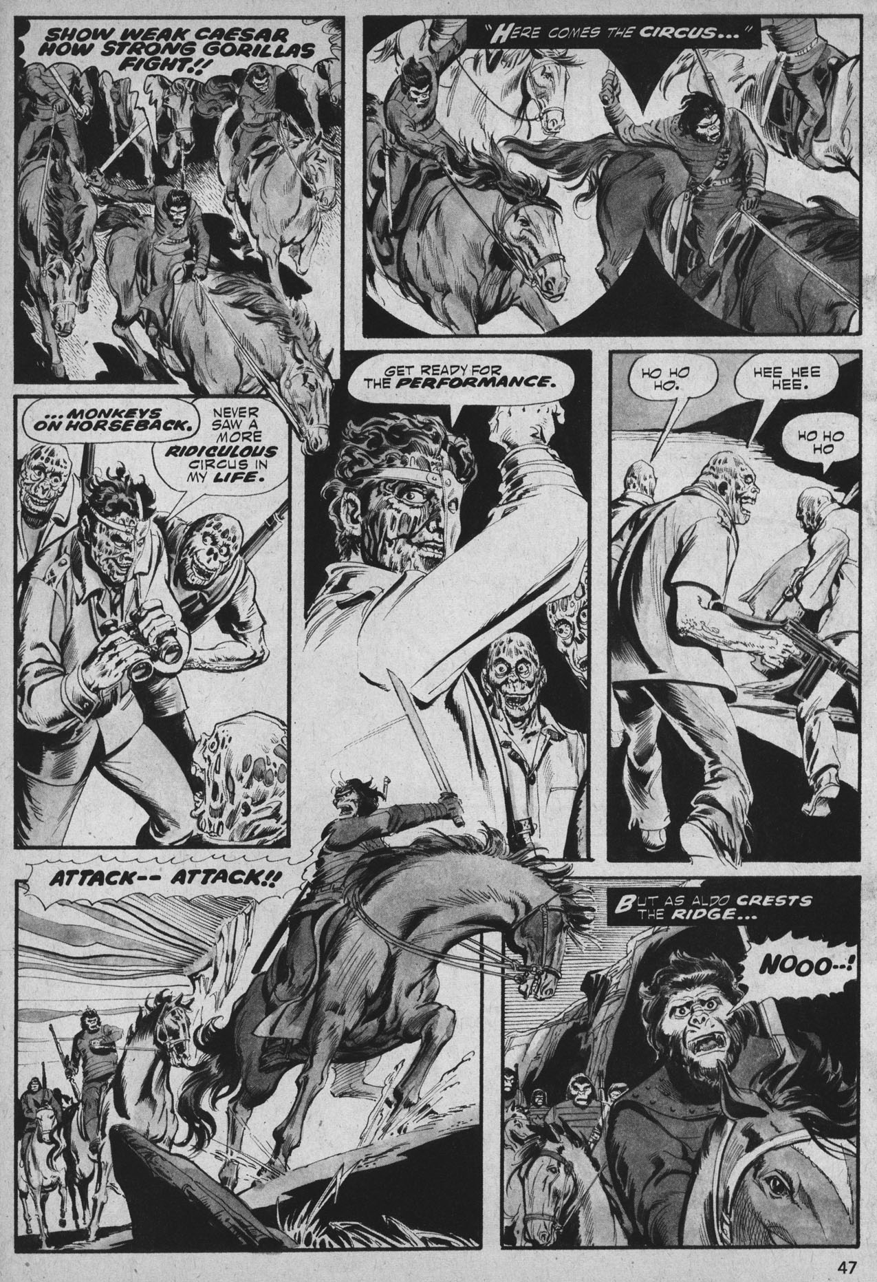 Read online Planet of the Apes comic -  Issue #26 - 47