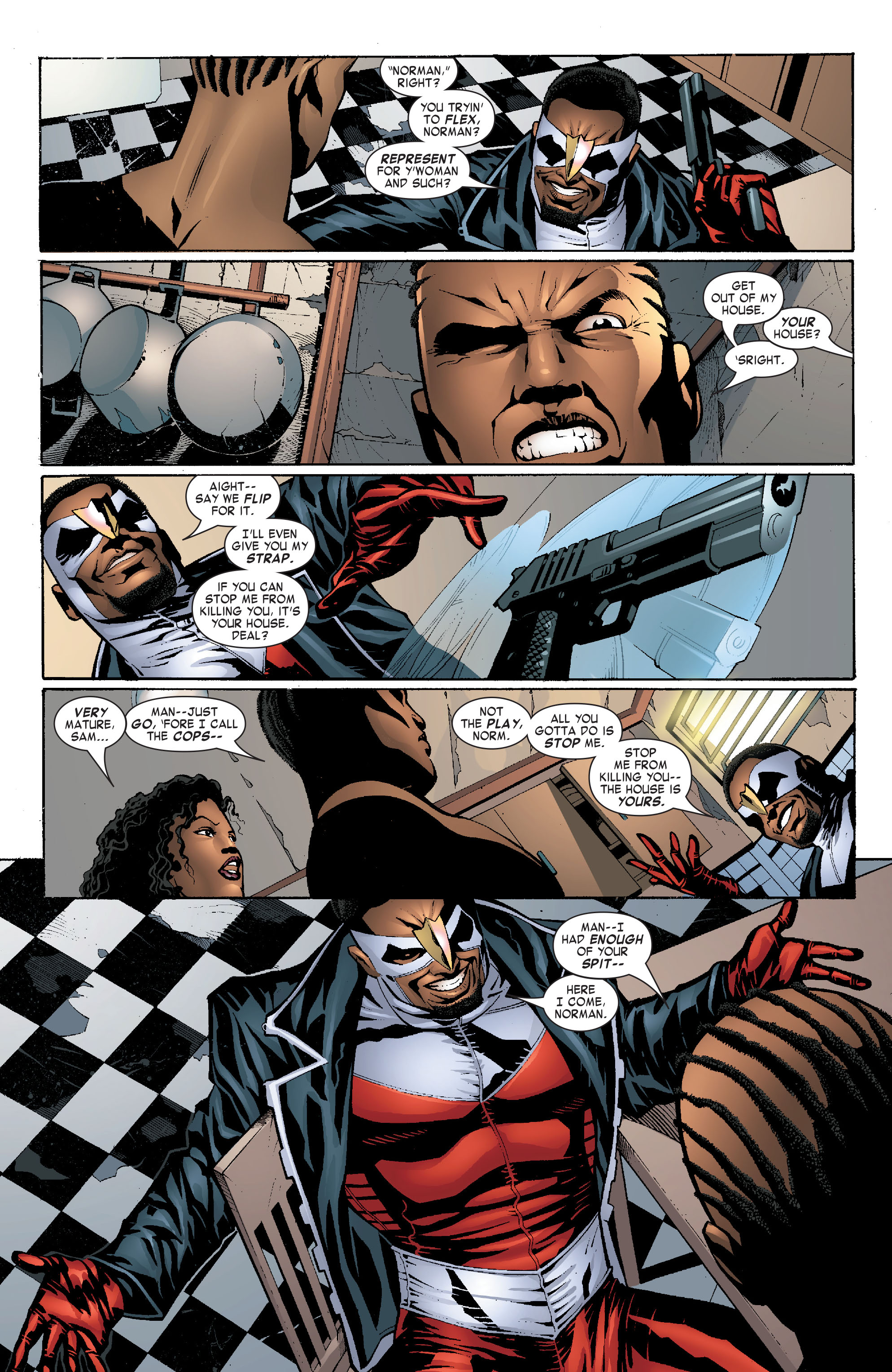 Read online Captain America & the Falcon comic -  Issue #7 - 8