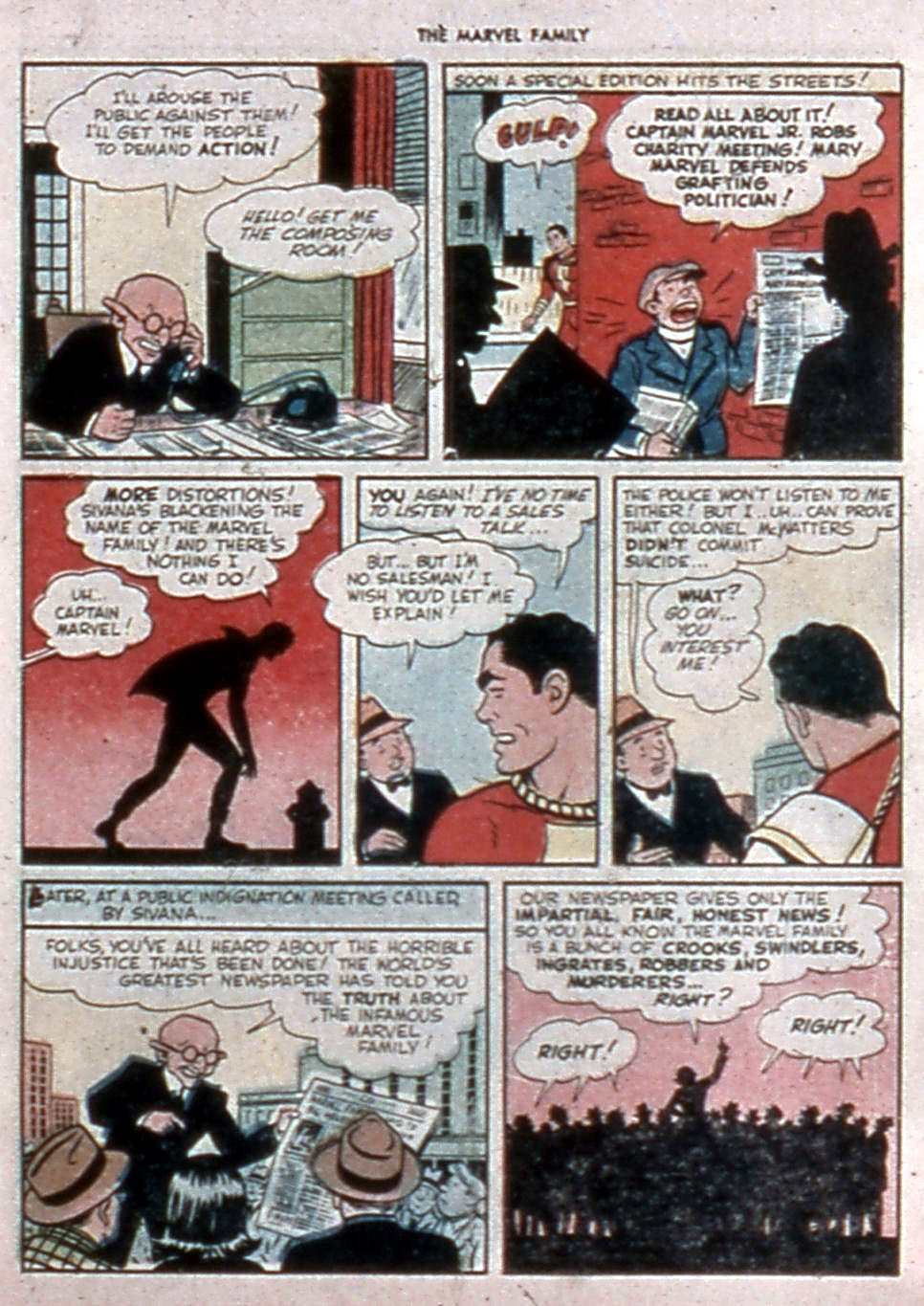 Read online The Marvel Family comic -  Issue #23 - 11