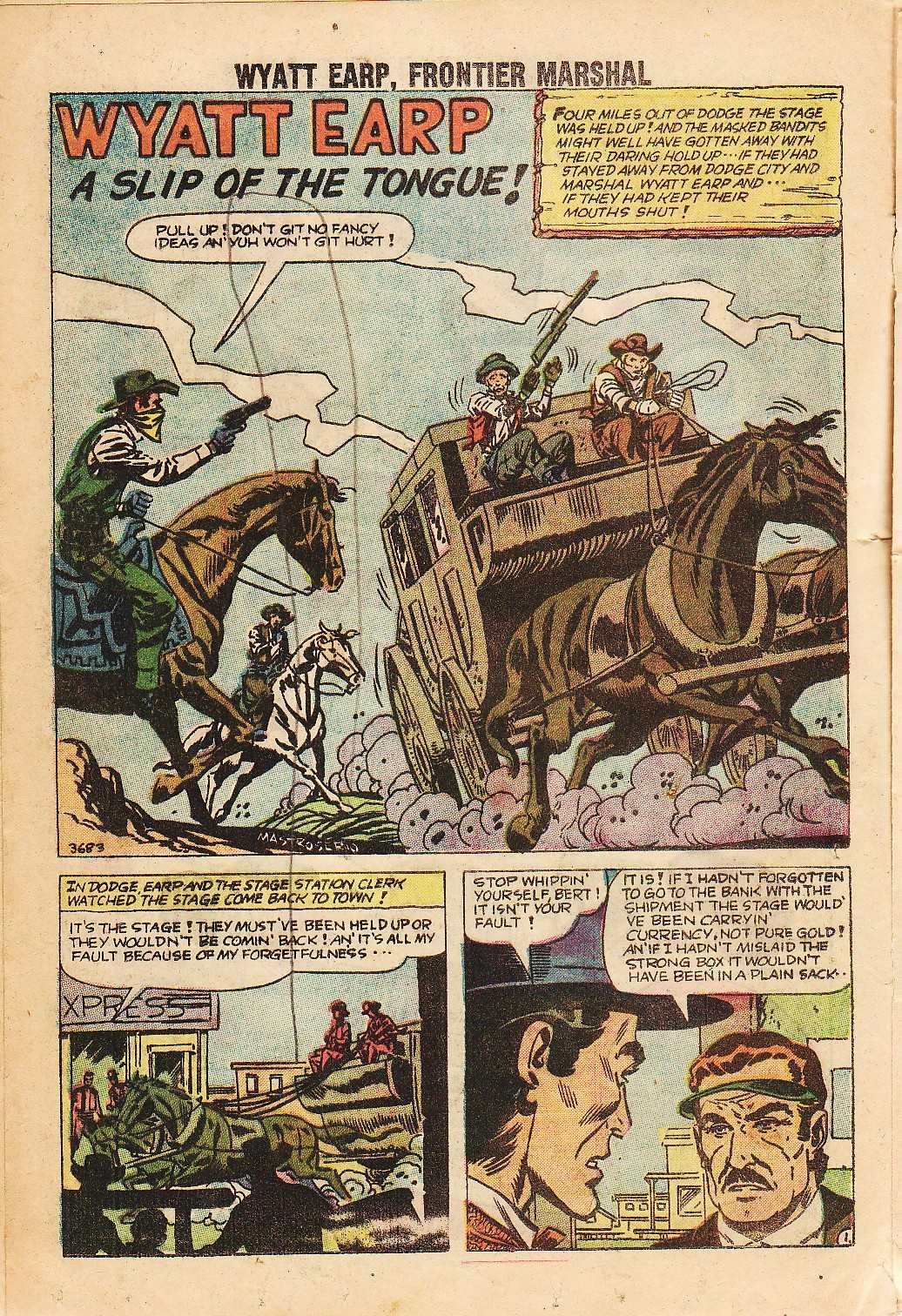 Read online Wyatt Earp Frontier Marshal comic -  Issue #23 - 16