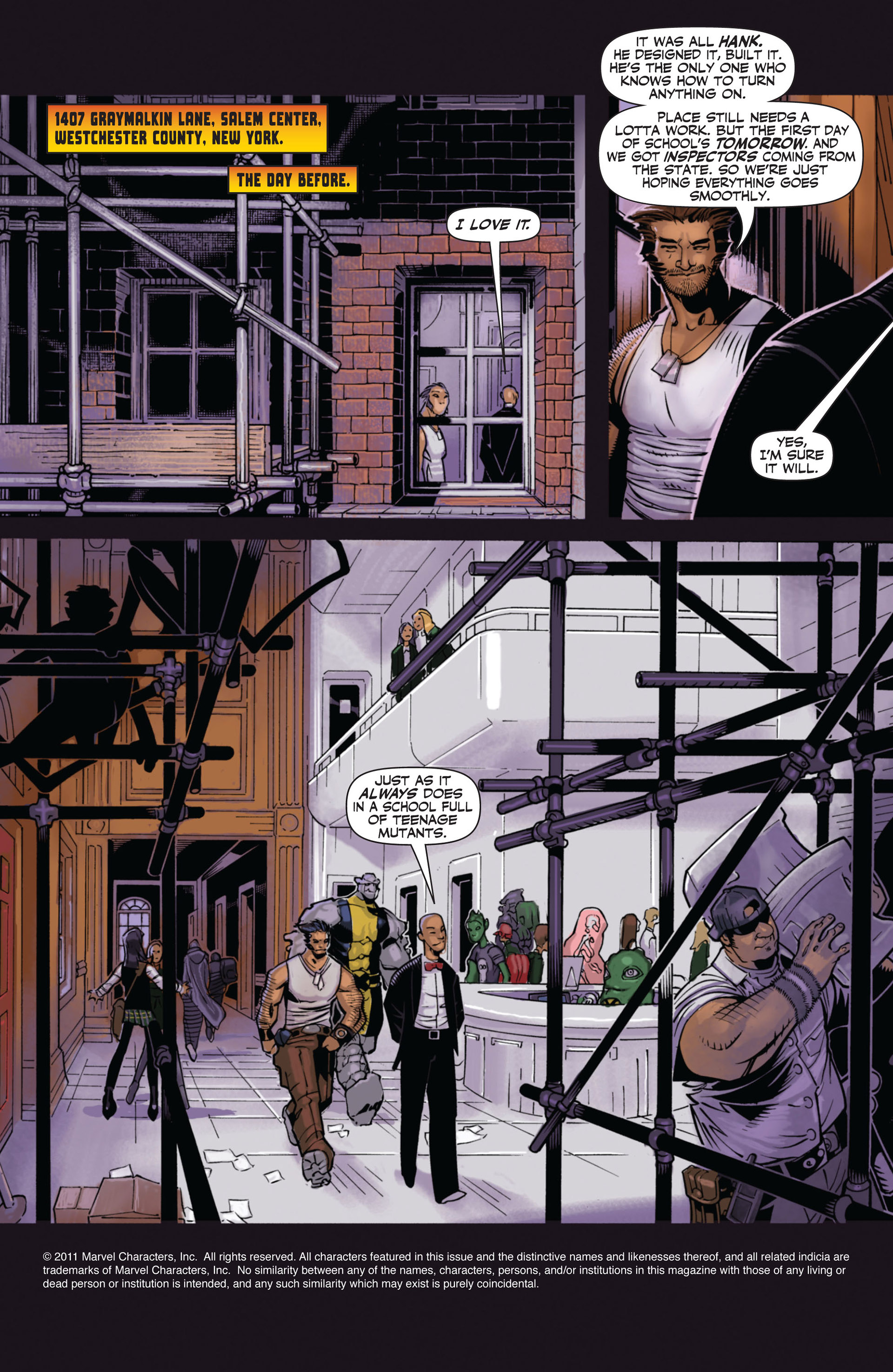 Read online Wolverine & The X-Men comic -  Issue #1 - 2