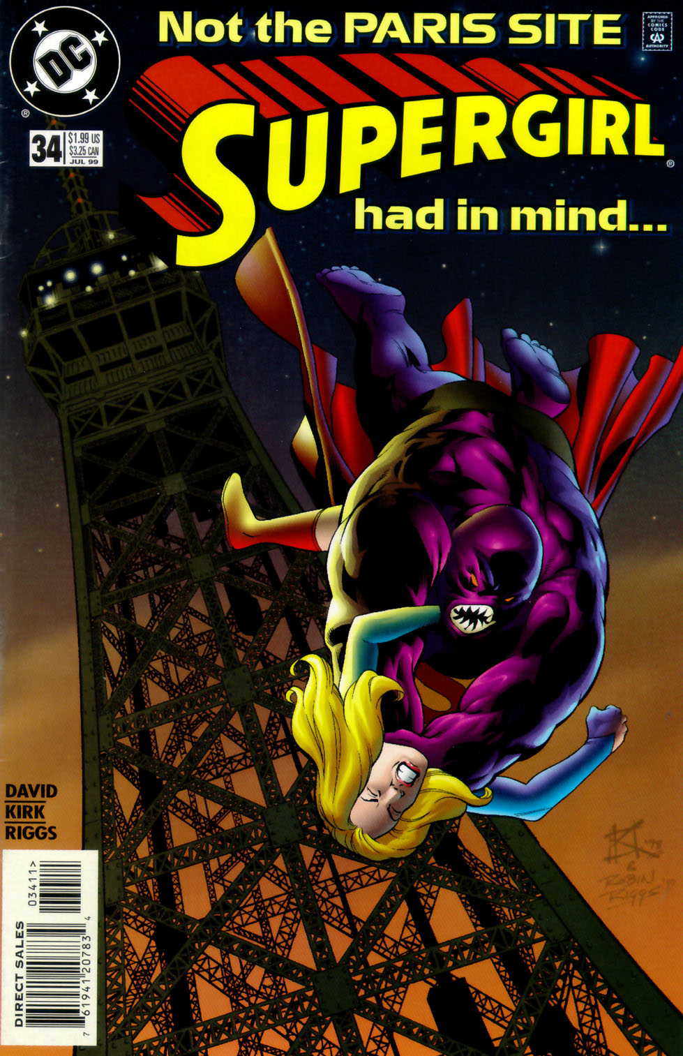 Read online Supergirl (1996) comic -  Issue #34 - 1
