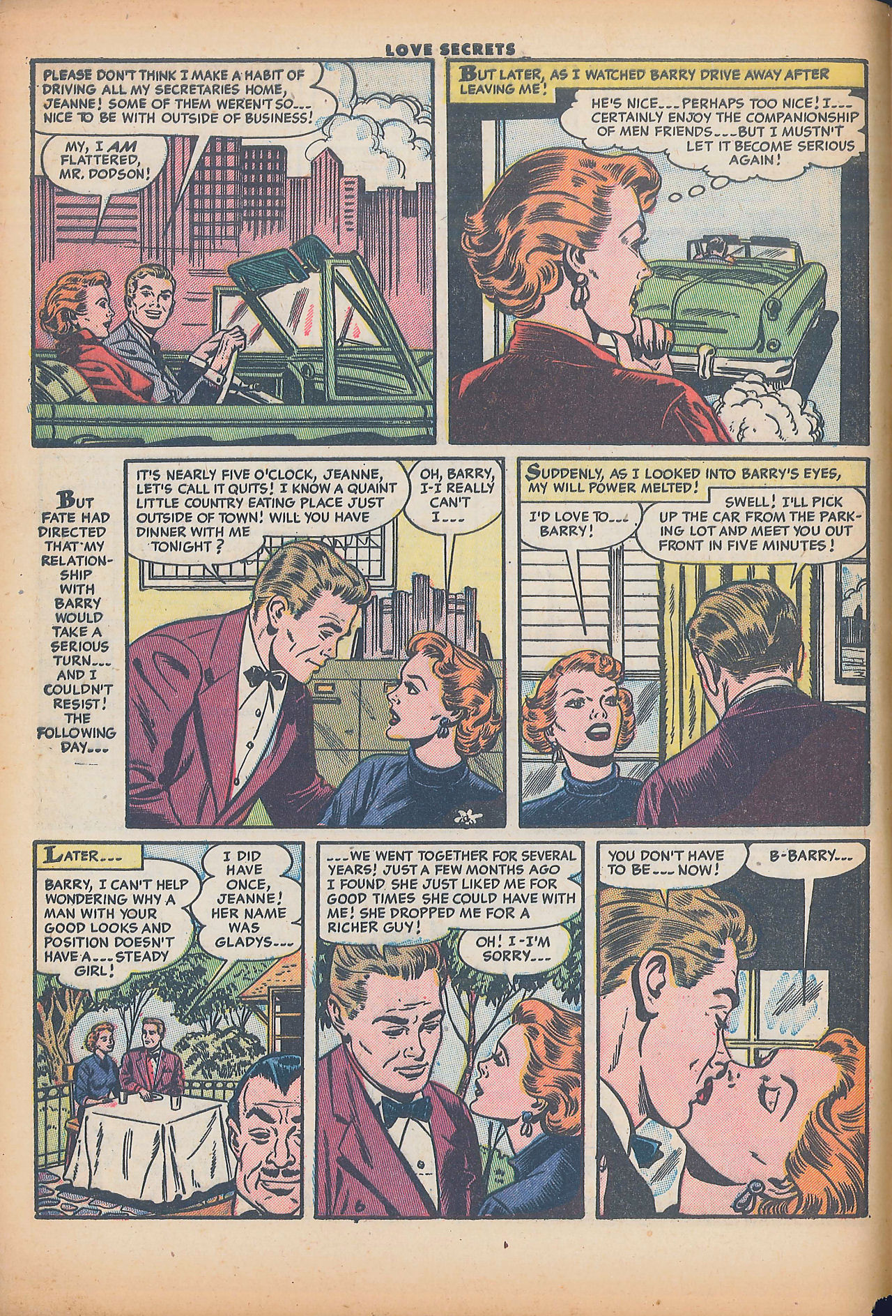Read online Love Secrets (1953) comic -  Issue #42 - 8