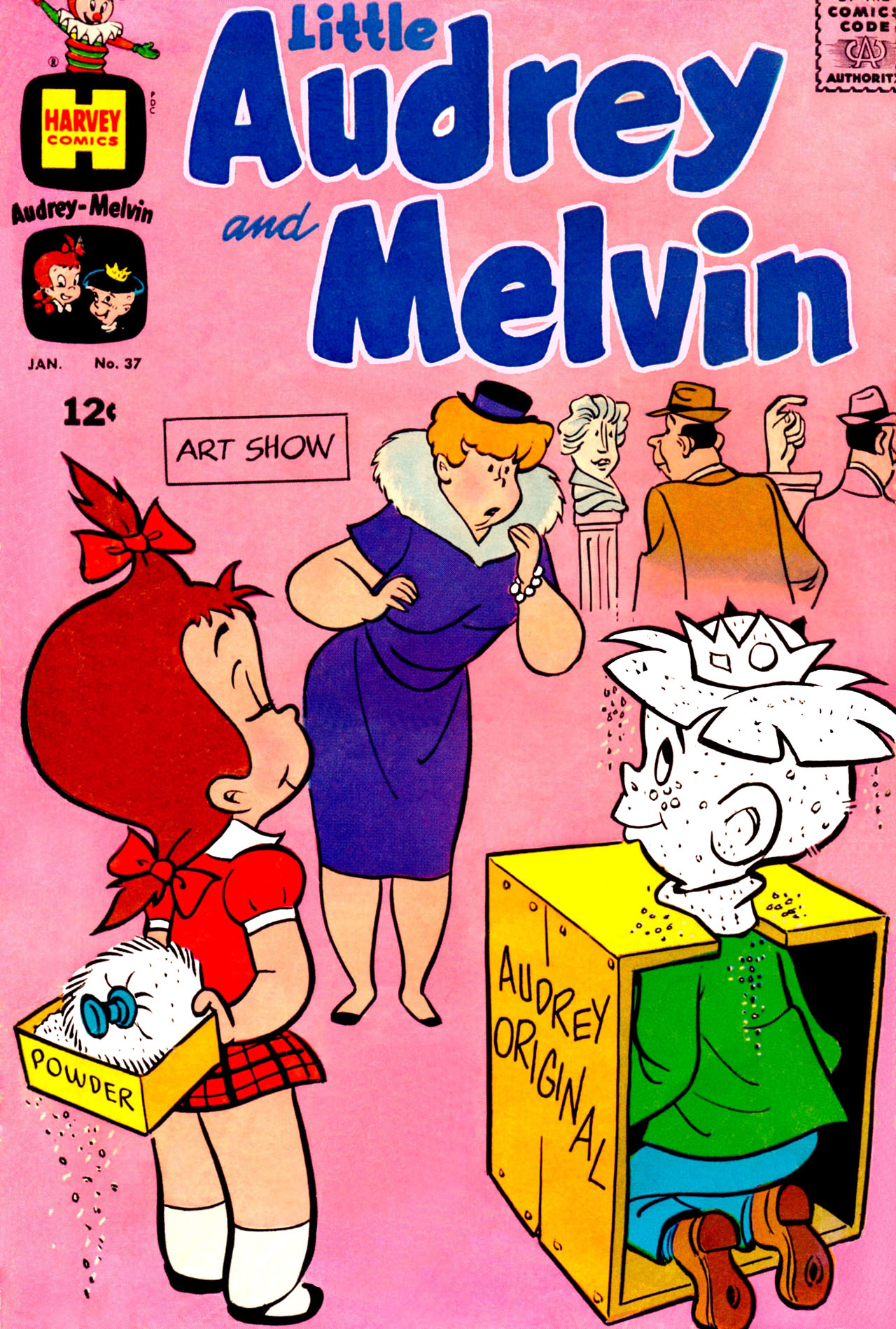 Read online Little Audrey And Melvin comic -  Issue #37 - 1