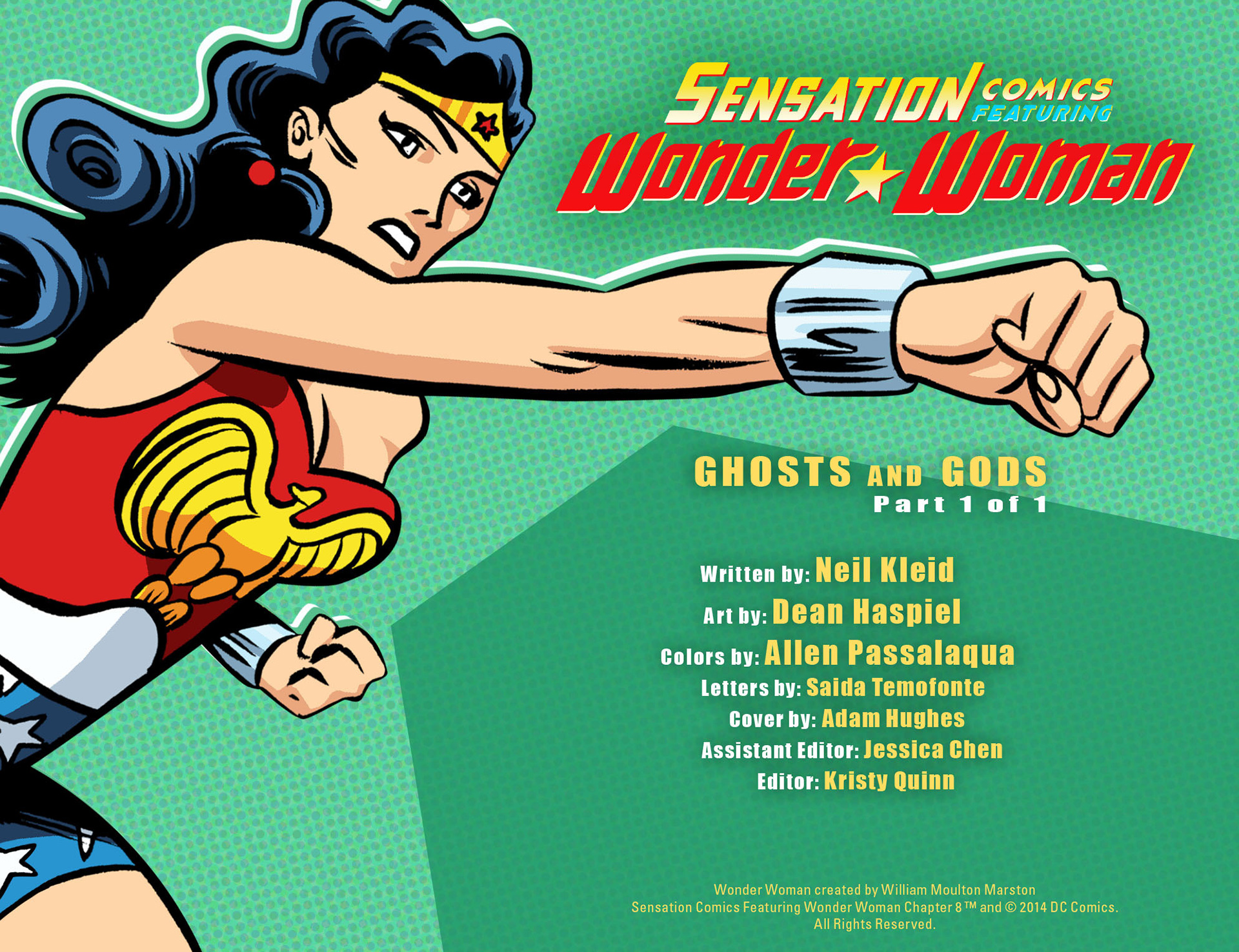 Read online Sensation Comics Featuring Wonder Woman comic -  Issue #8 - 2