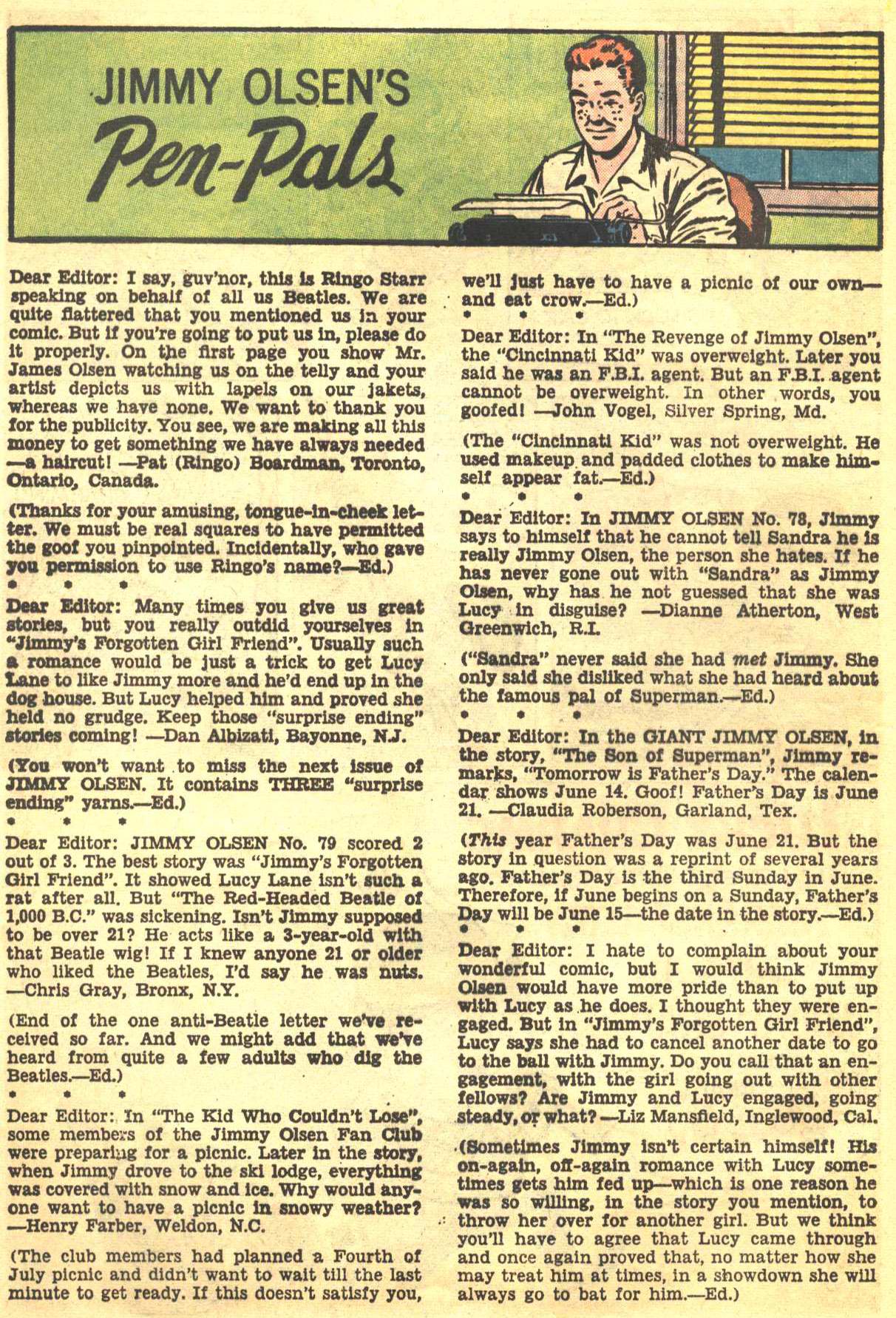 Read online Superman's Pal Jimmy Olsen comic -  Issue #81 - 12