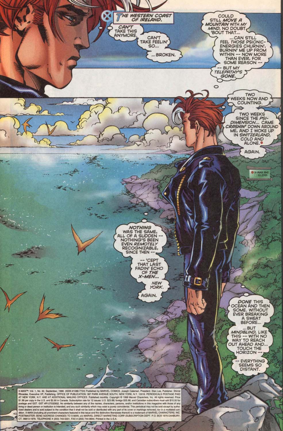 Read online X-Man comic -  Issue #42 - 2