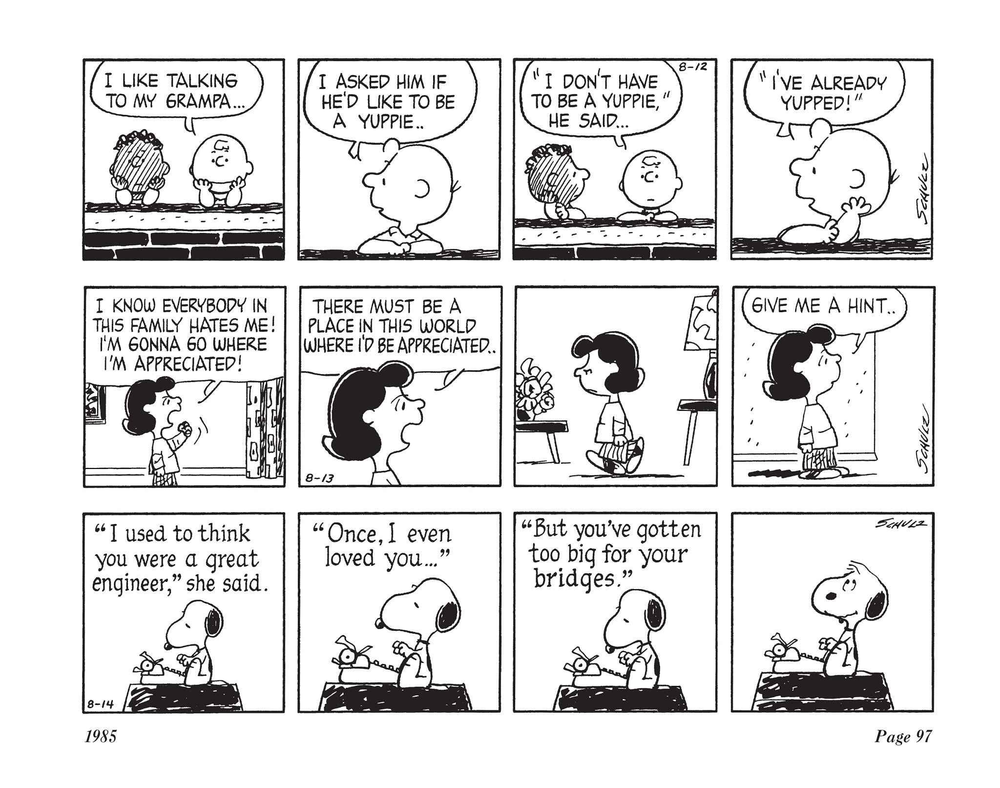 Read online The Complete Peanuts comic -  Issue # TPB 18 - 109