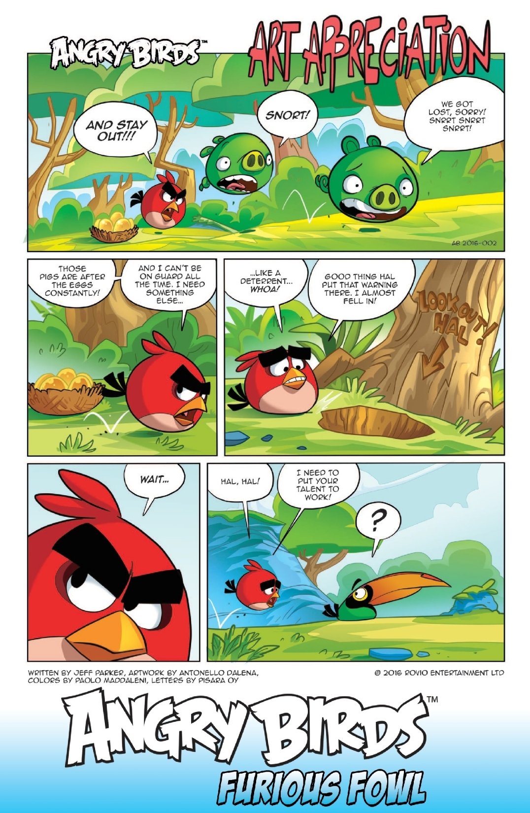 Read online Angry Birds Comics Quarterly comic -  Issue # Issue Furious Fowl - 39