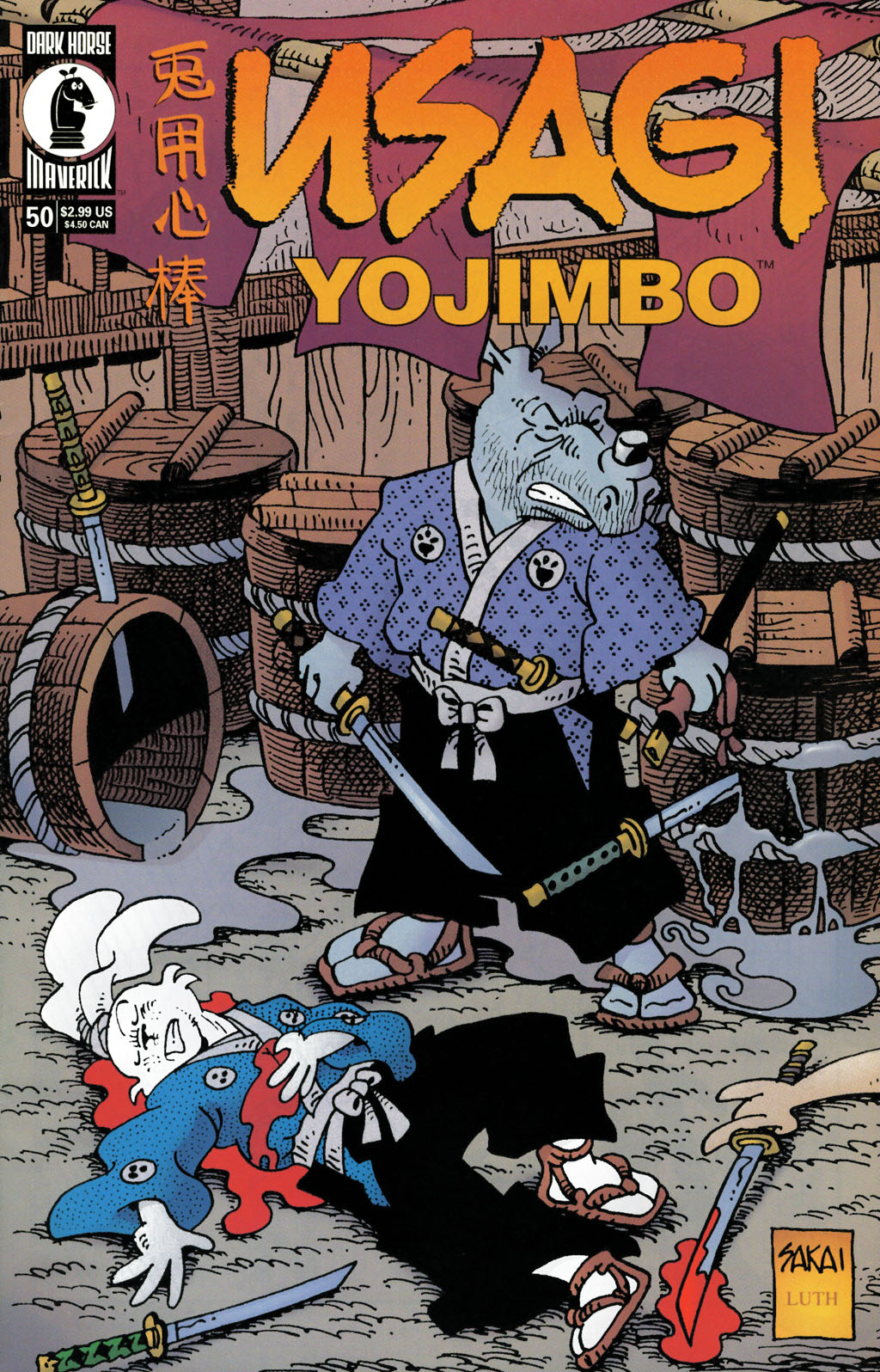Read online Usagi Yojimbo (1996) comic -  Issue #50 - 1