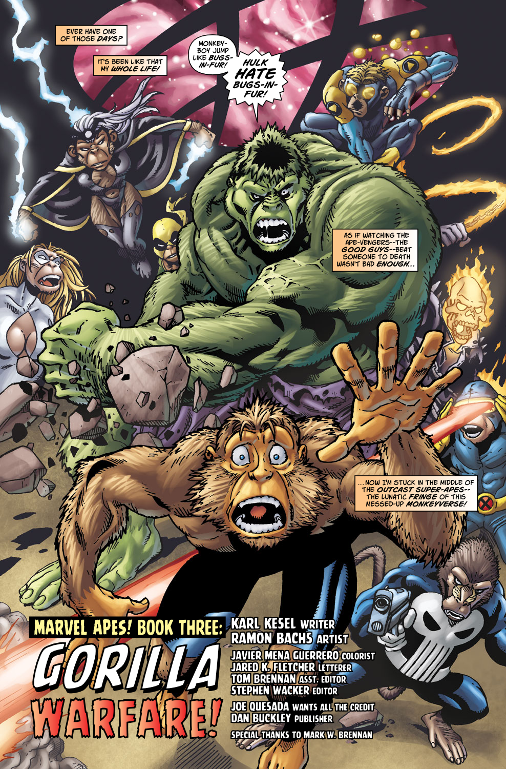 Read online Marvel Apes comic -  Issue #3 - 6