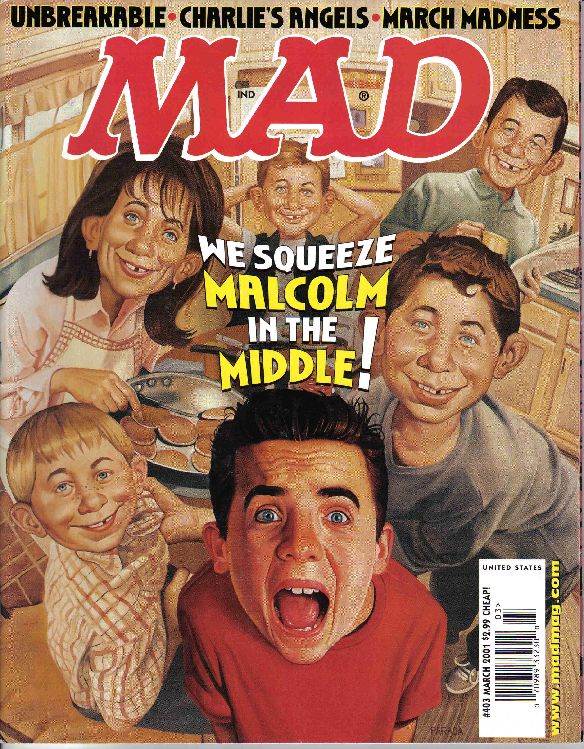 Read online MAD comic -  Issue #403 - 1