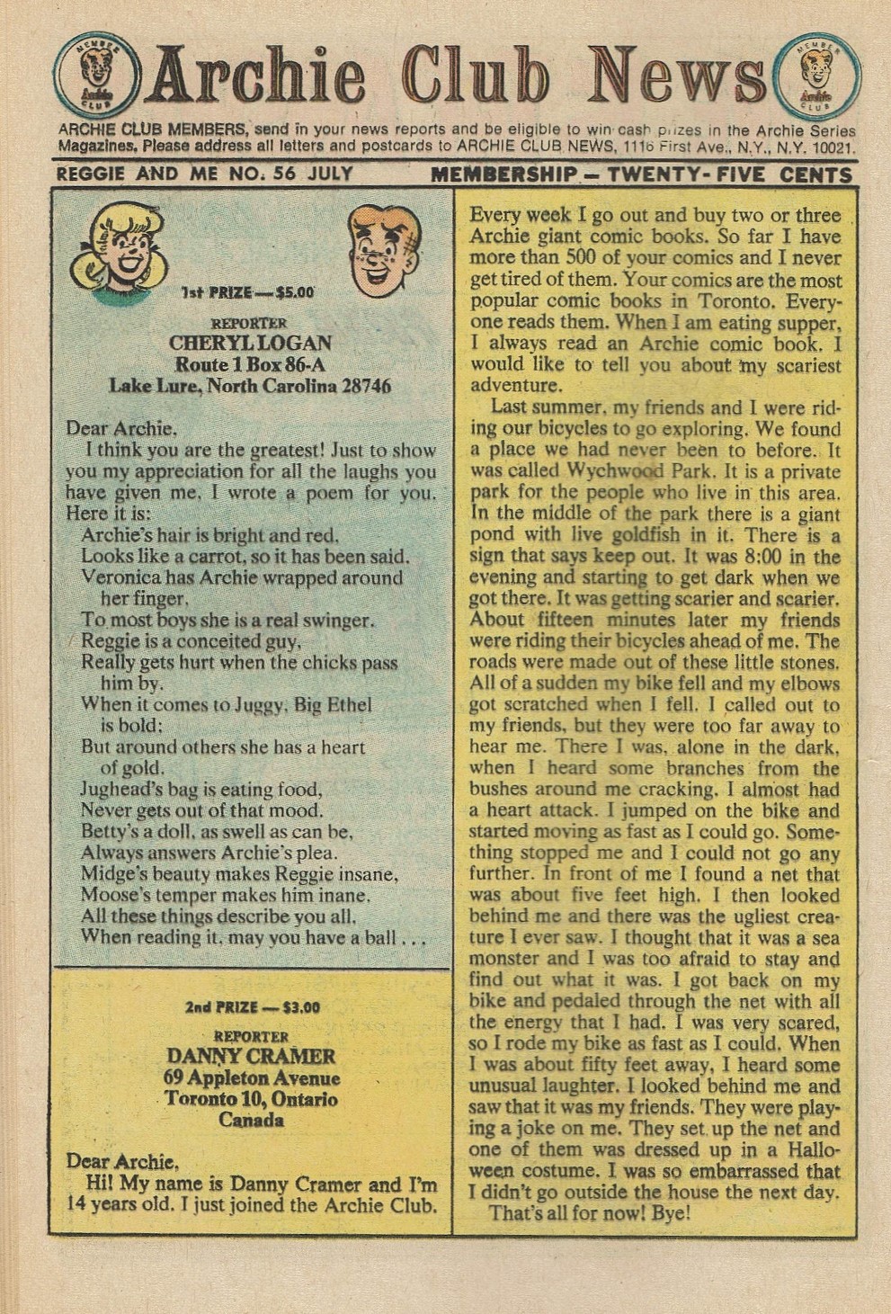 Read online Reggie and Me (1966) comic -  Issue #56 - 24
