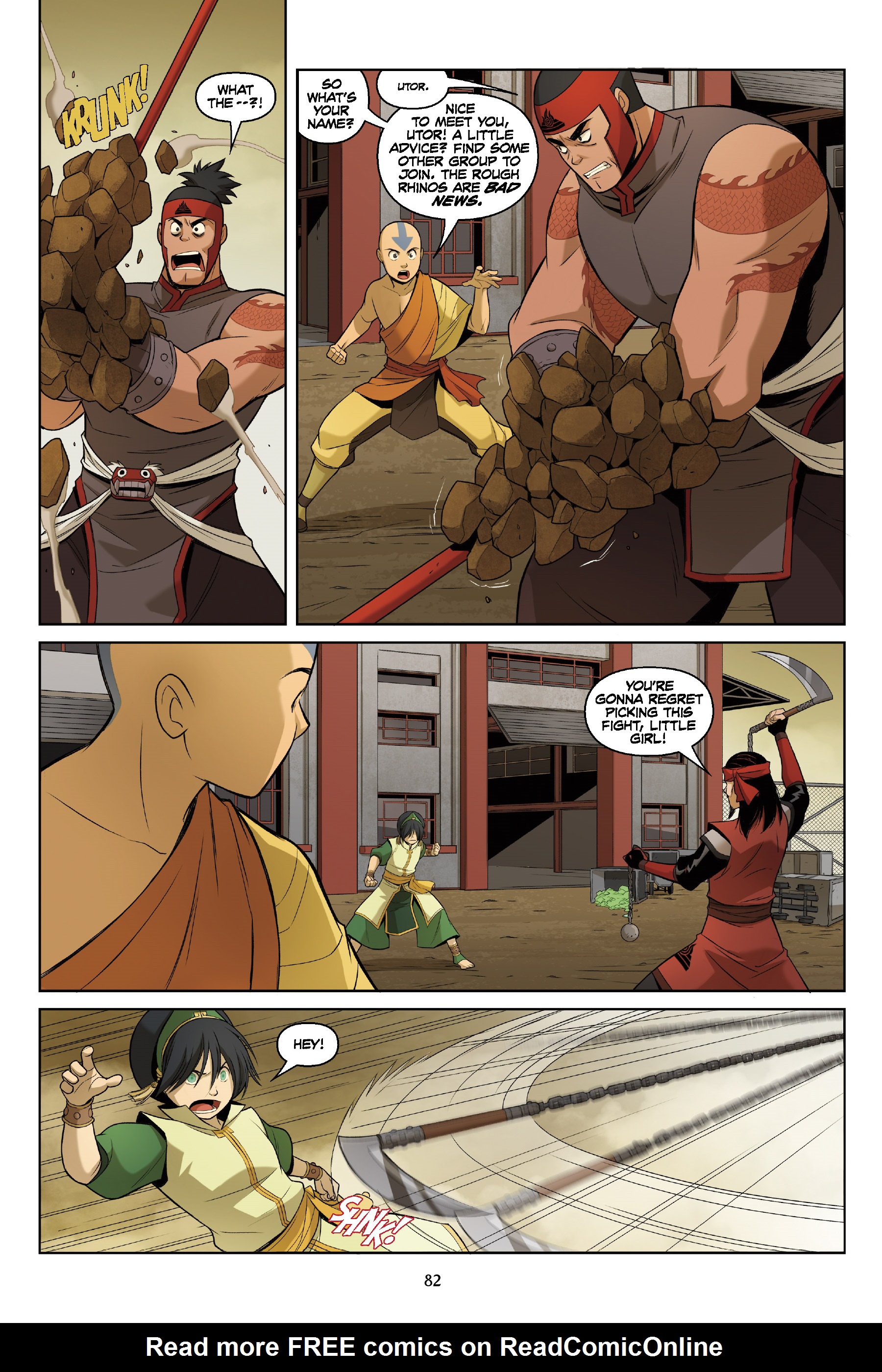Read online Nickelodeon Avatar: The Last Airbender - The Rift comic -  Issue # _Omnibus (Part 1) - 82
