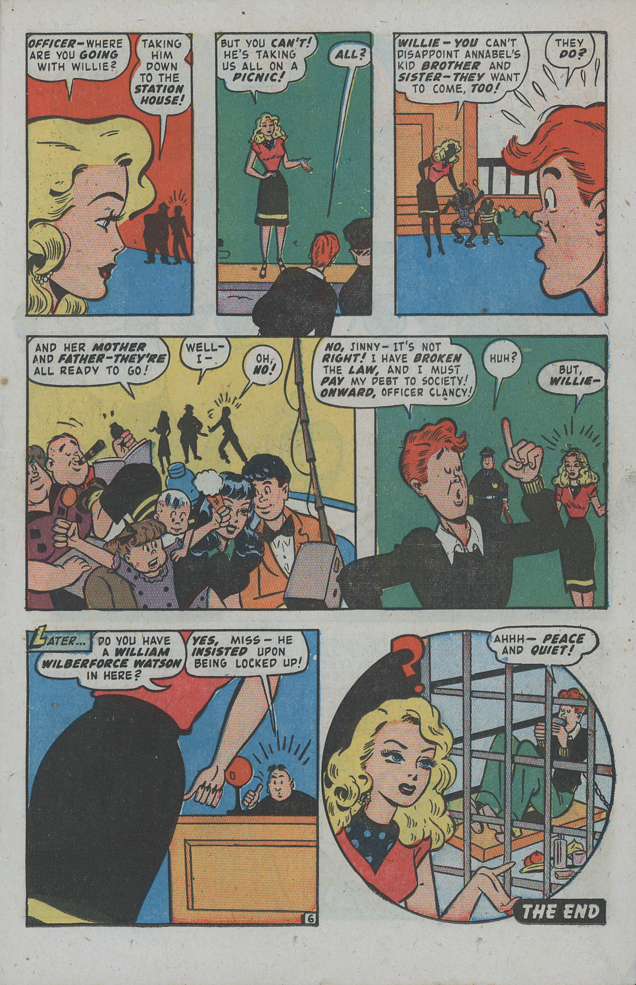 Read online Willie Comics (1946) comic -  Issue #12 - 15
