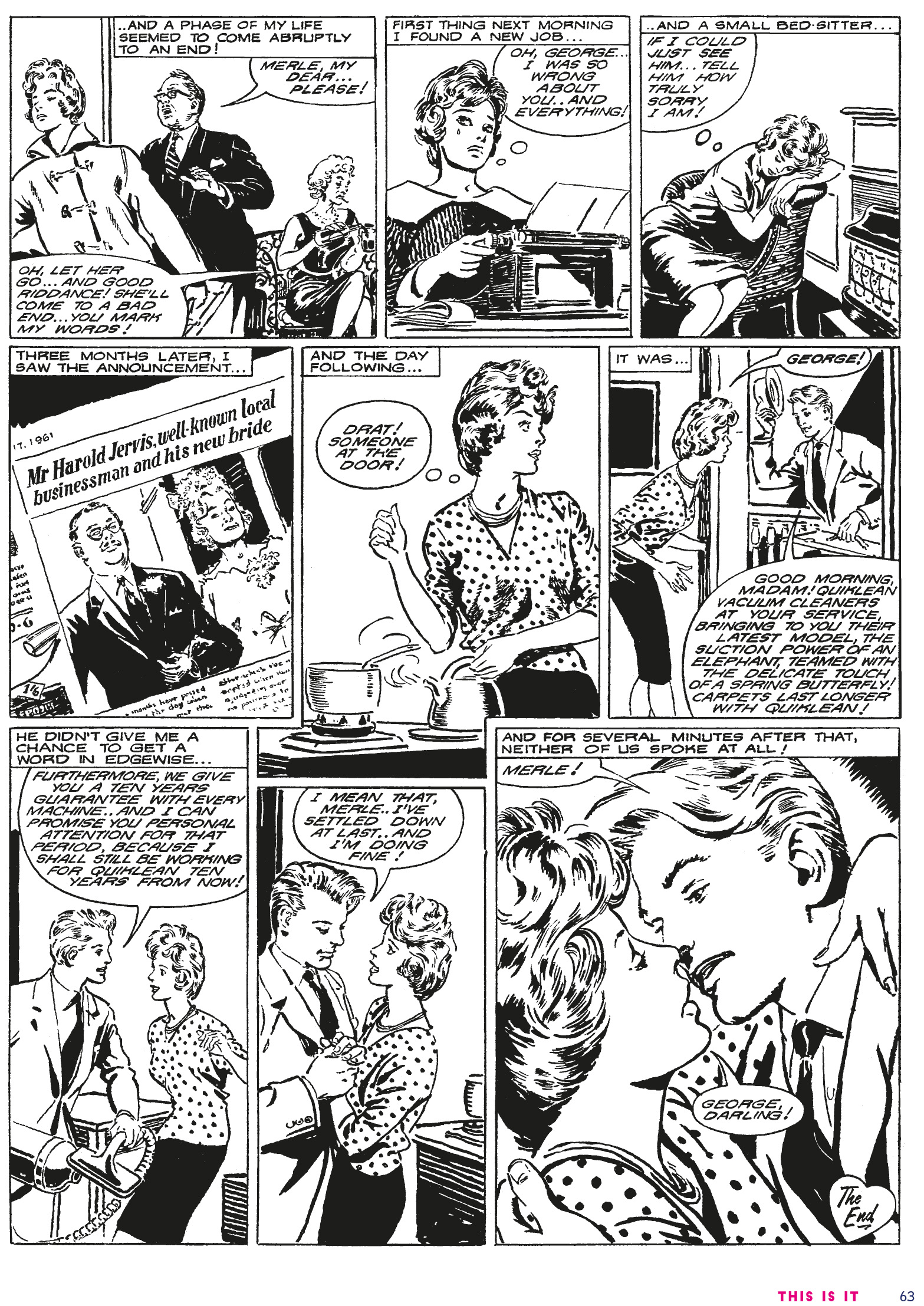 Read online A Very British Affair: The Best of Classic Romance Comics comic -  Issue # TPB (Part 1) - 65