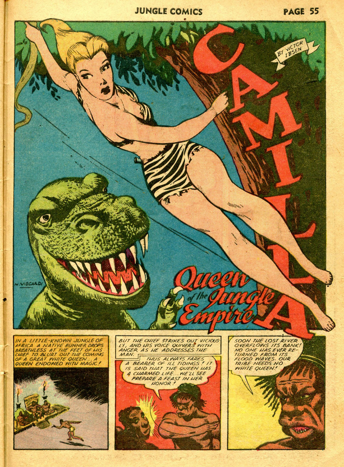 Read online Jungle Comics comic -  Issue #33 - 57